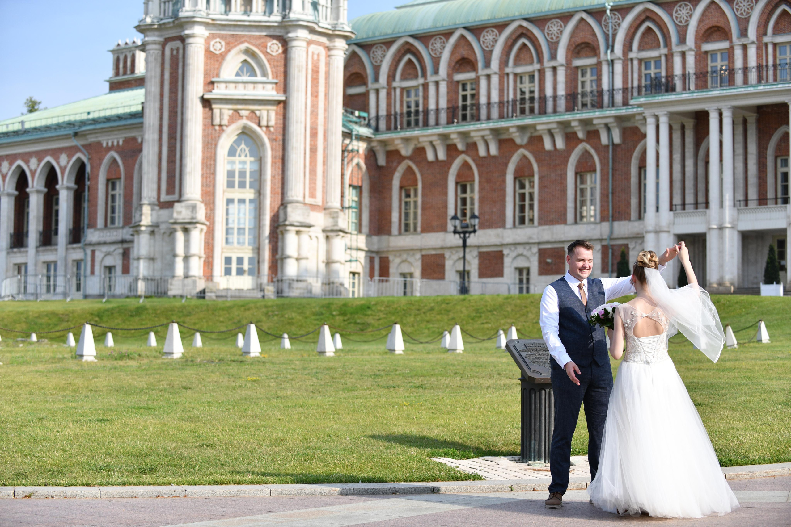 Регистрация брака Евгении и Кирилла. Свадебный и портретный фотограф в Москве Галина Борисова
