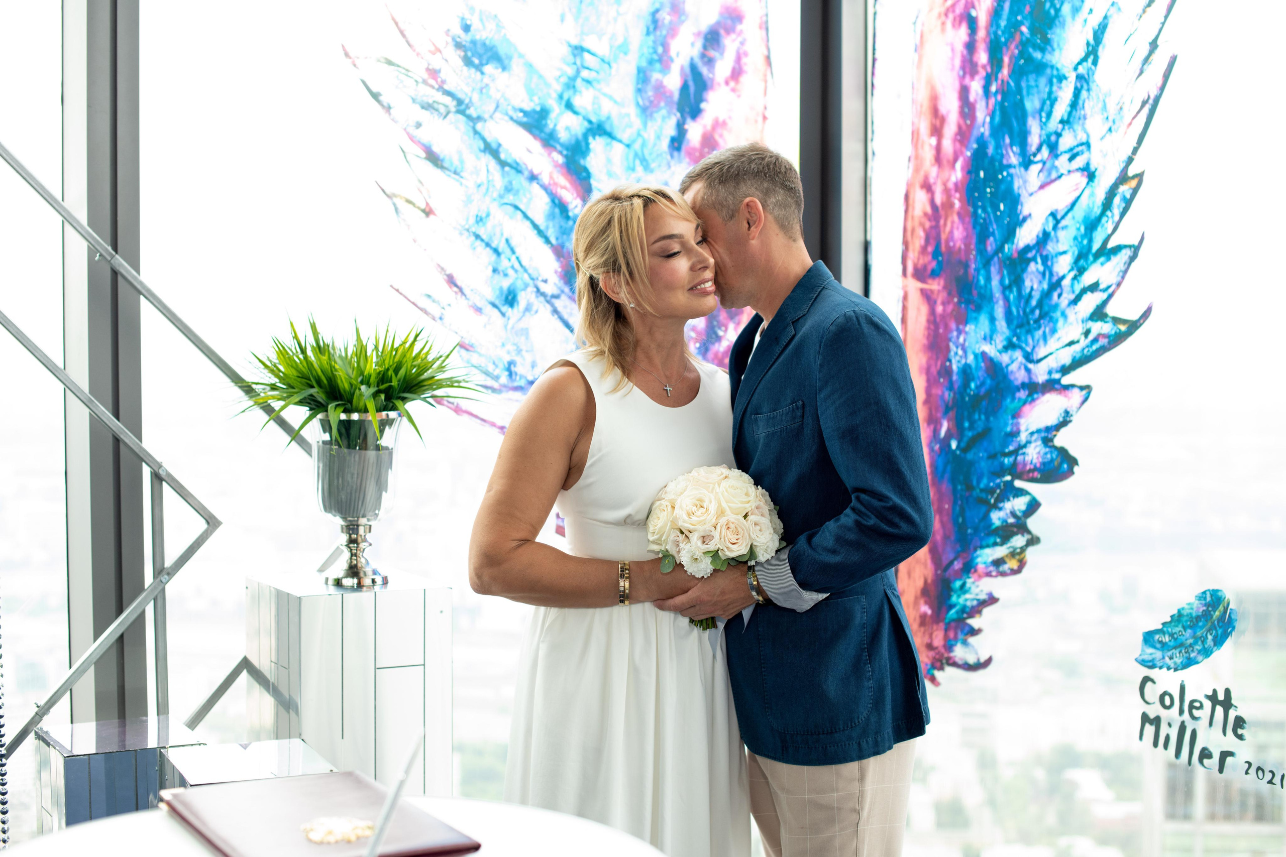 Павел и Лилия роспись в Башне Федерация. Свадебный и портретный фотограф в Москве Галина Борисова