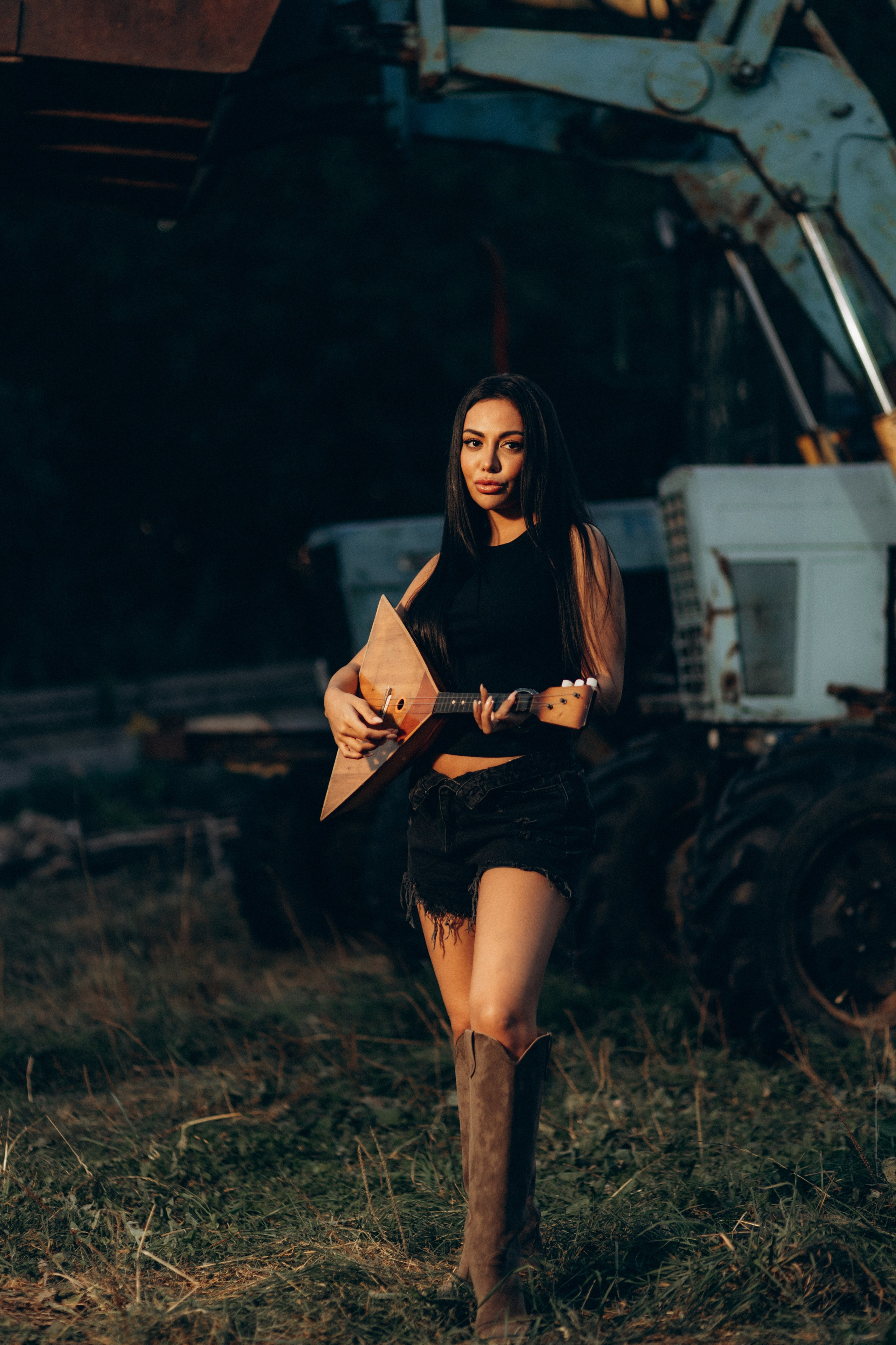 Jannet — балалайка (бэкстейдж к клипу). Фотограф НОГИНСК, Москва, Анастасия Белая