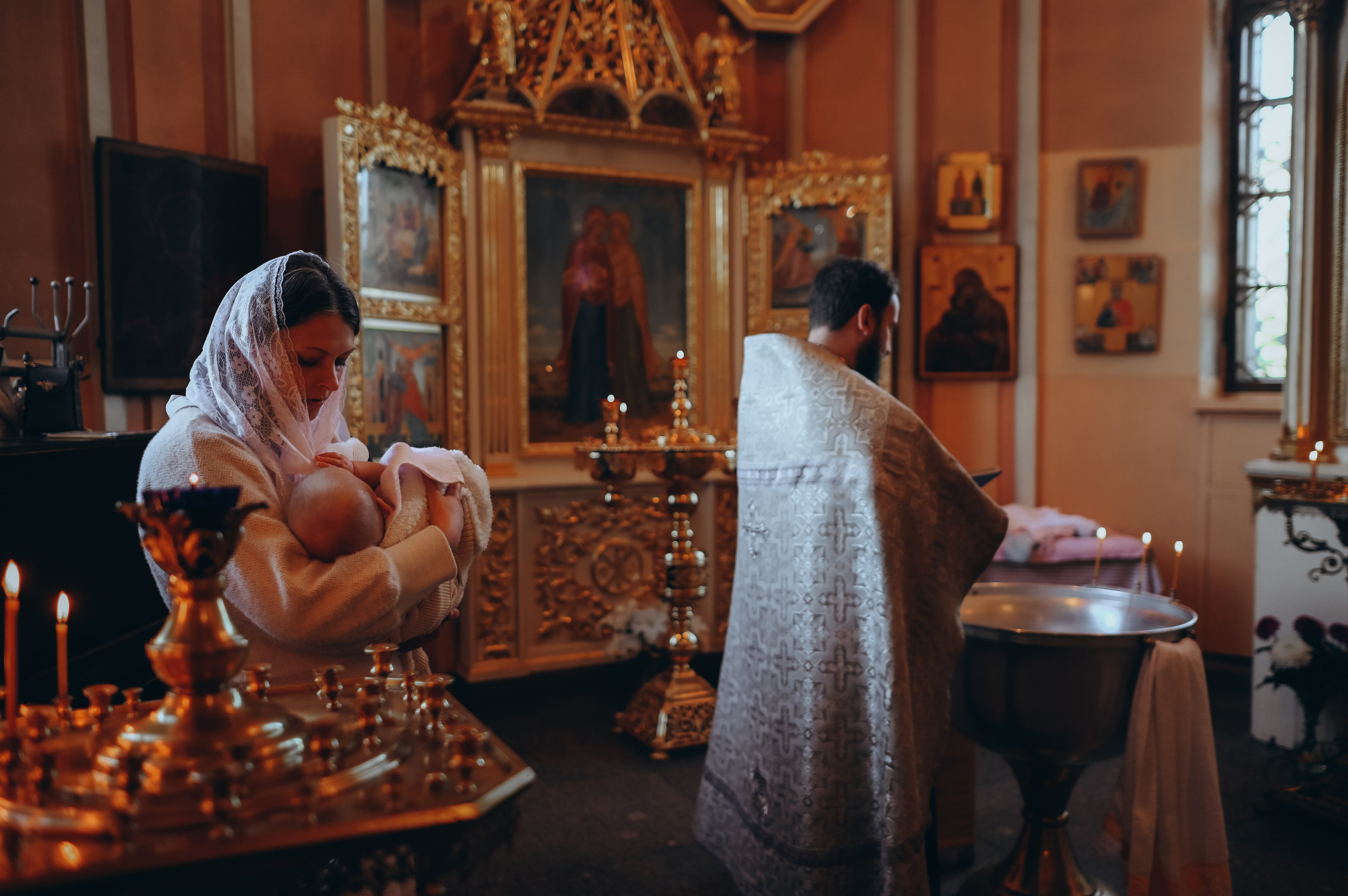 Крещение Любочки. Семейный и свадебный фотограф в Санкт-Петербурге Яна