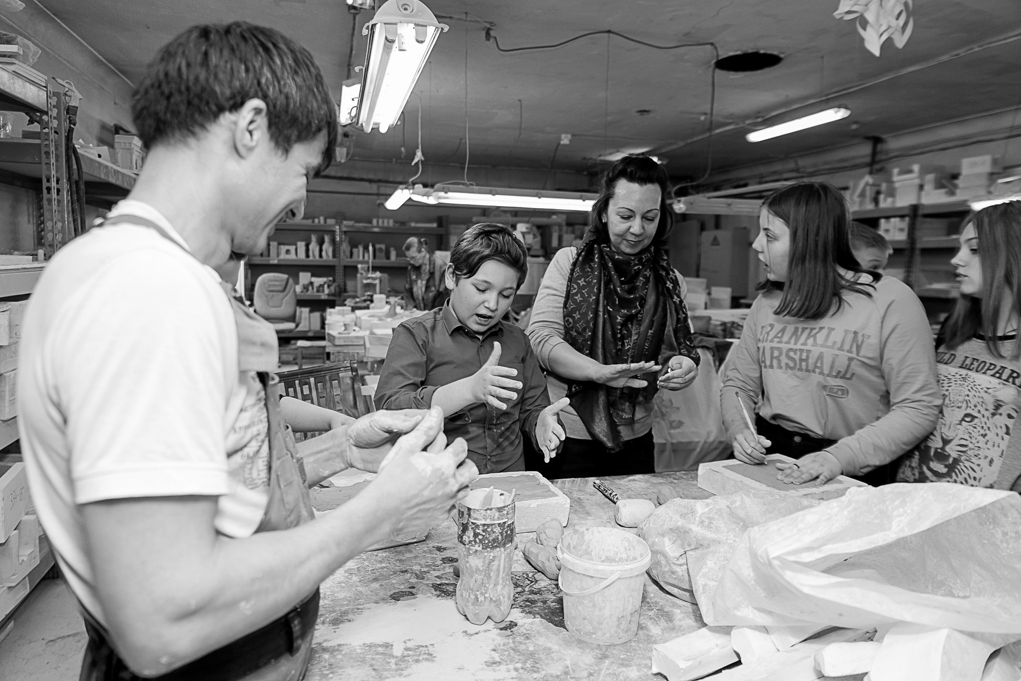 Экскурсия в цех по производству керамики. Свадебный и семейный фотограф из Санкт-Петербурга Климов Анатолий