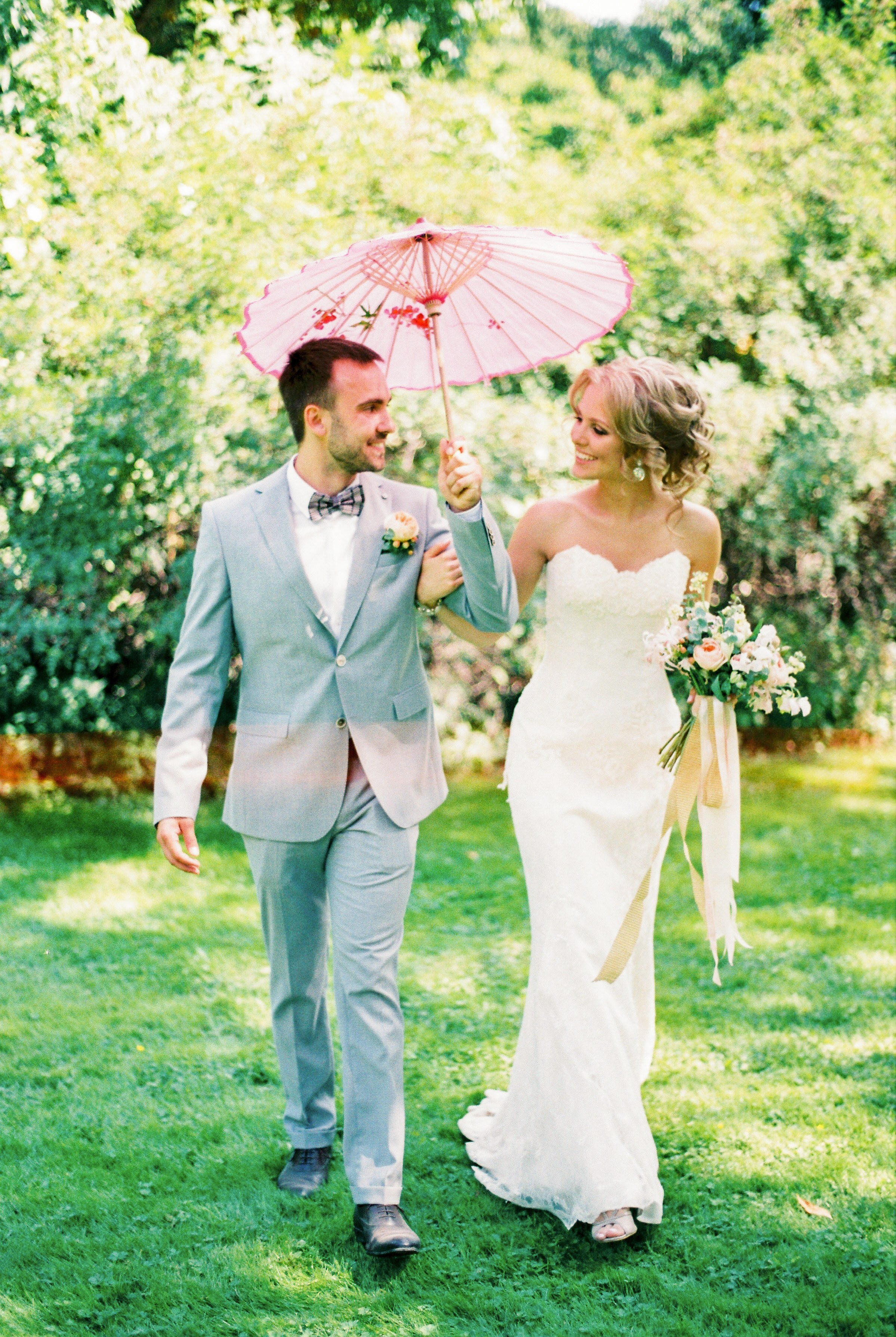 свадебная фотосессия на плёнку москва