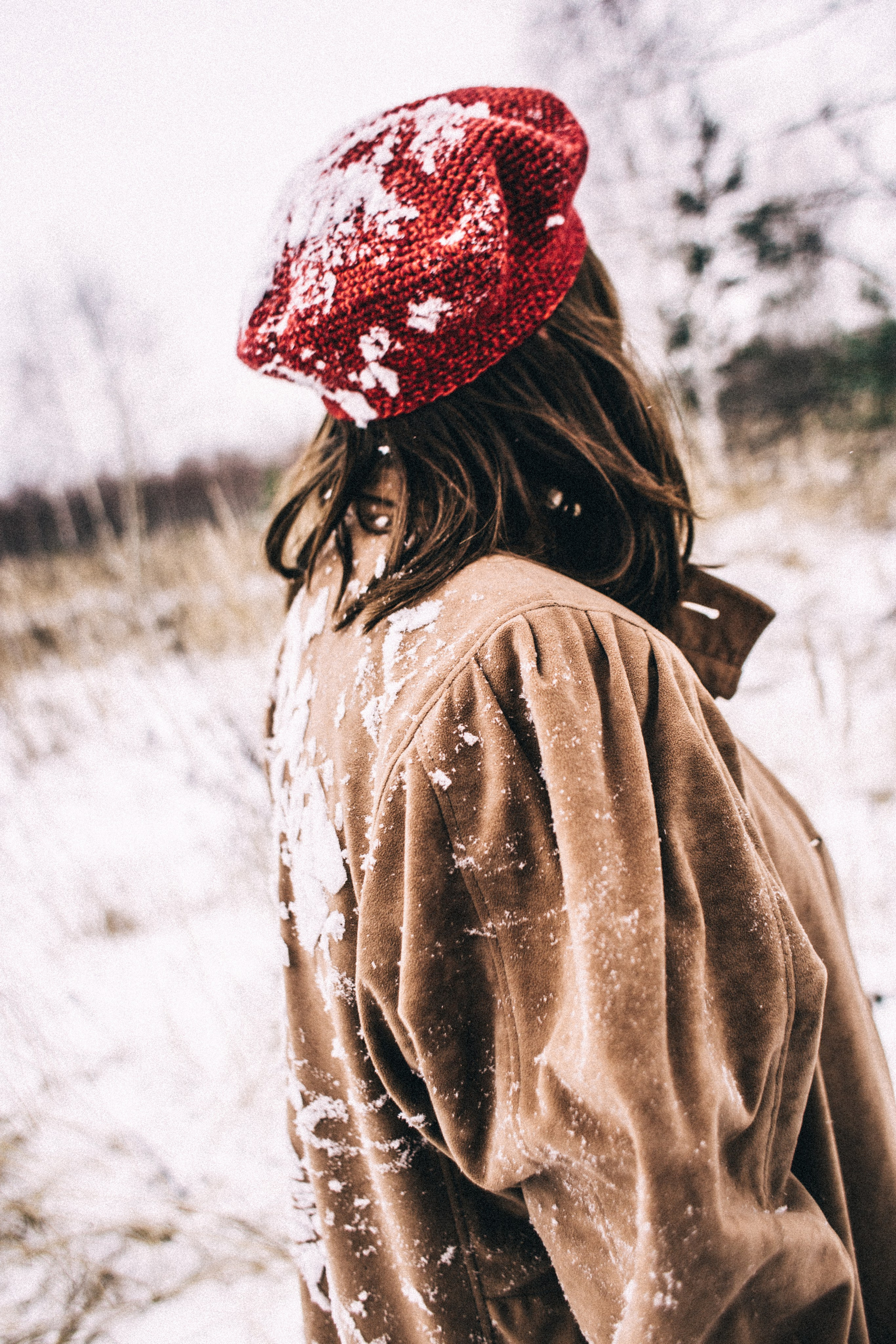 Олеся. Зимнее поле. Фотограф в Нижнем Новгороде