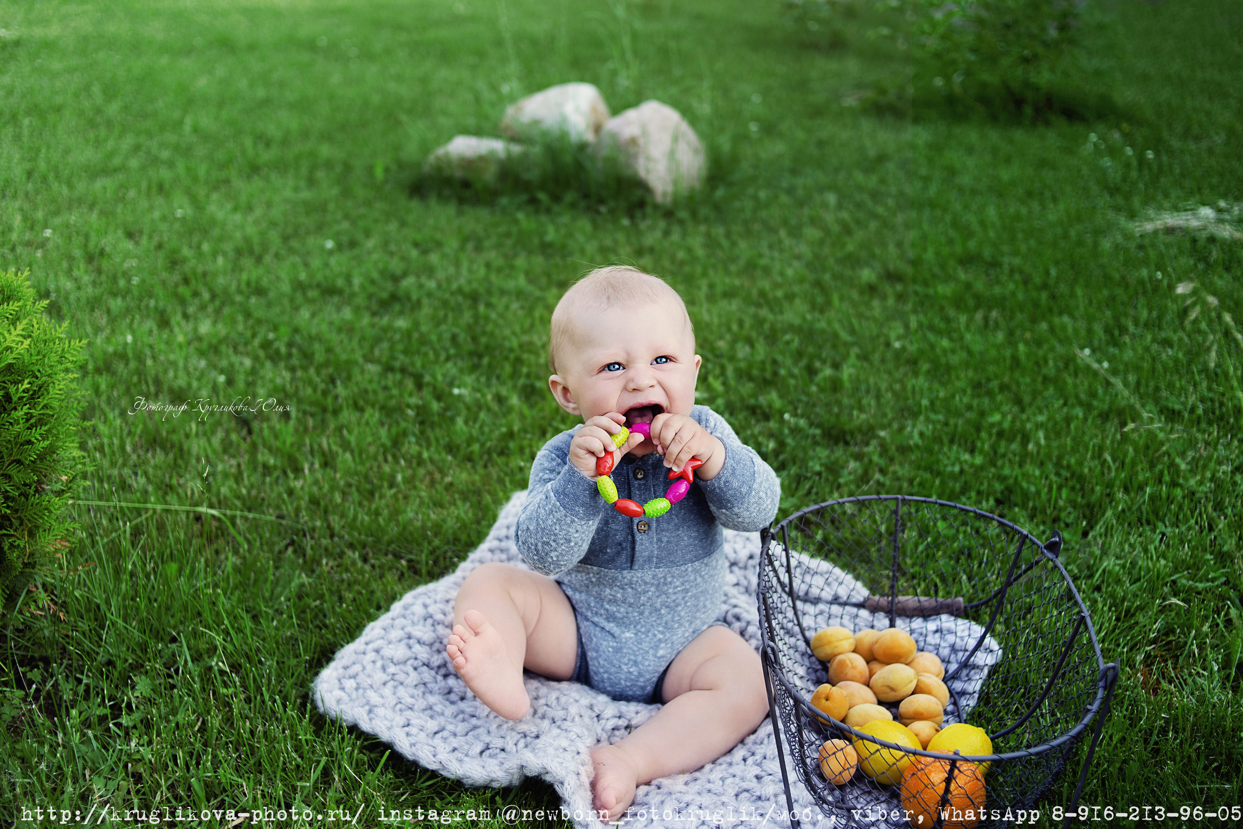 Артемий. 9 месяцев. На природе. Фотограф новорожденных и детский в Сергиевом Посаде Кругликова Юлия