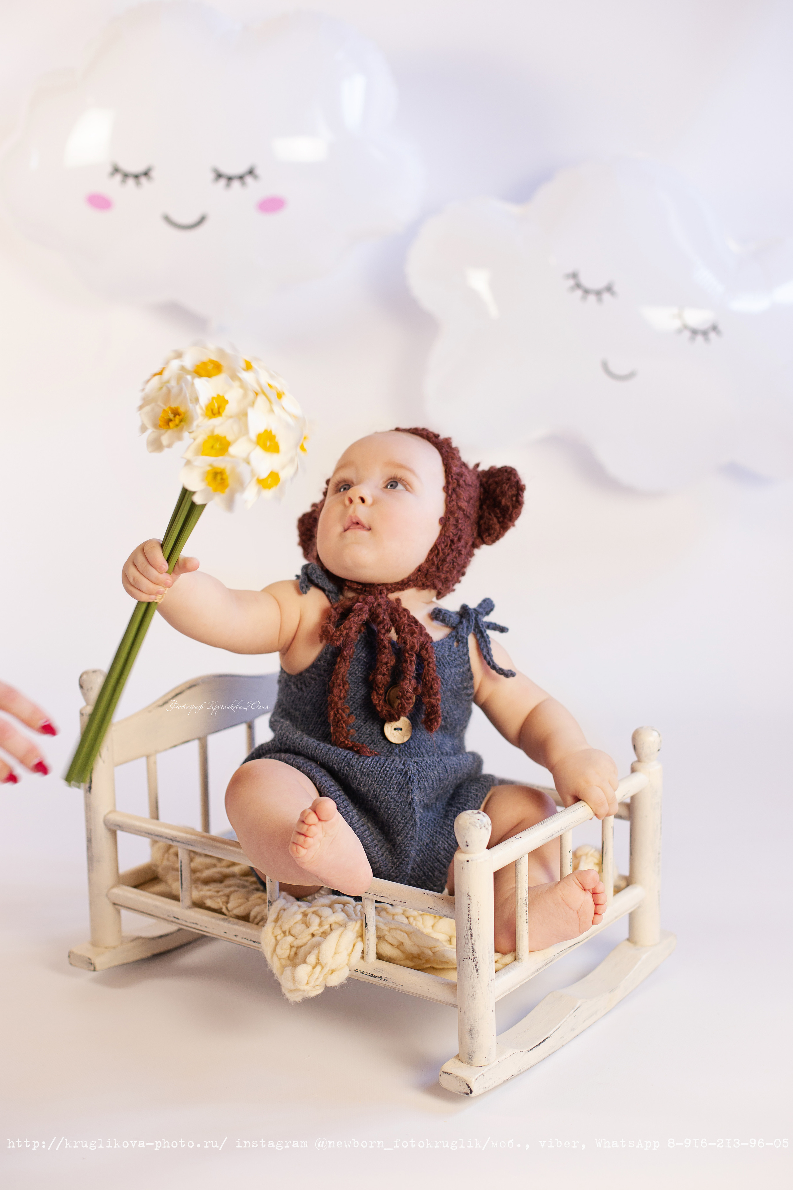Сережа. Весенний проект. 6 месяцев. Фотограф новорожденных и детский в Сергиевом Посаде Кругликова Юлия