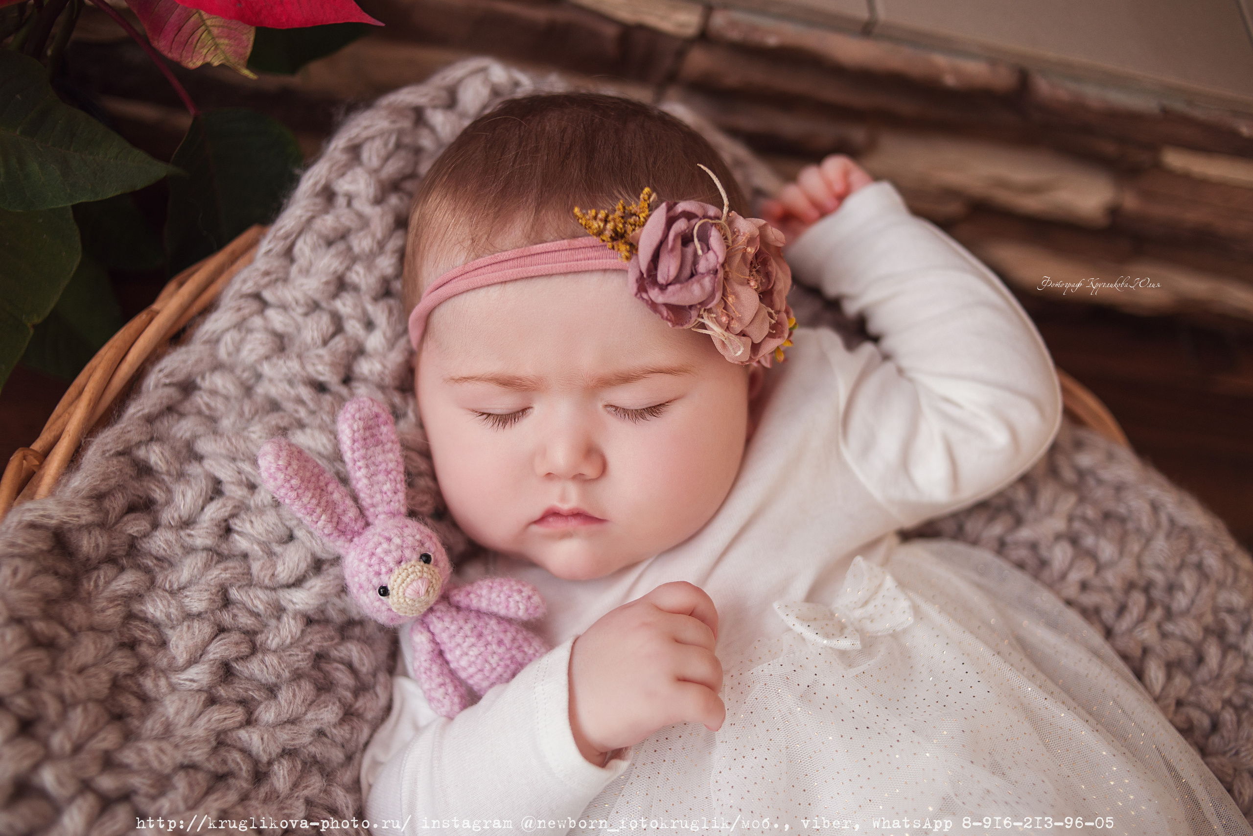 Новогодняя малышка. 6 месяцев. Фотограф новорожденных и детский в Сергиевом Посаде Кругликова Юлия