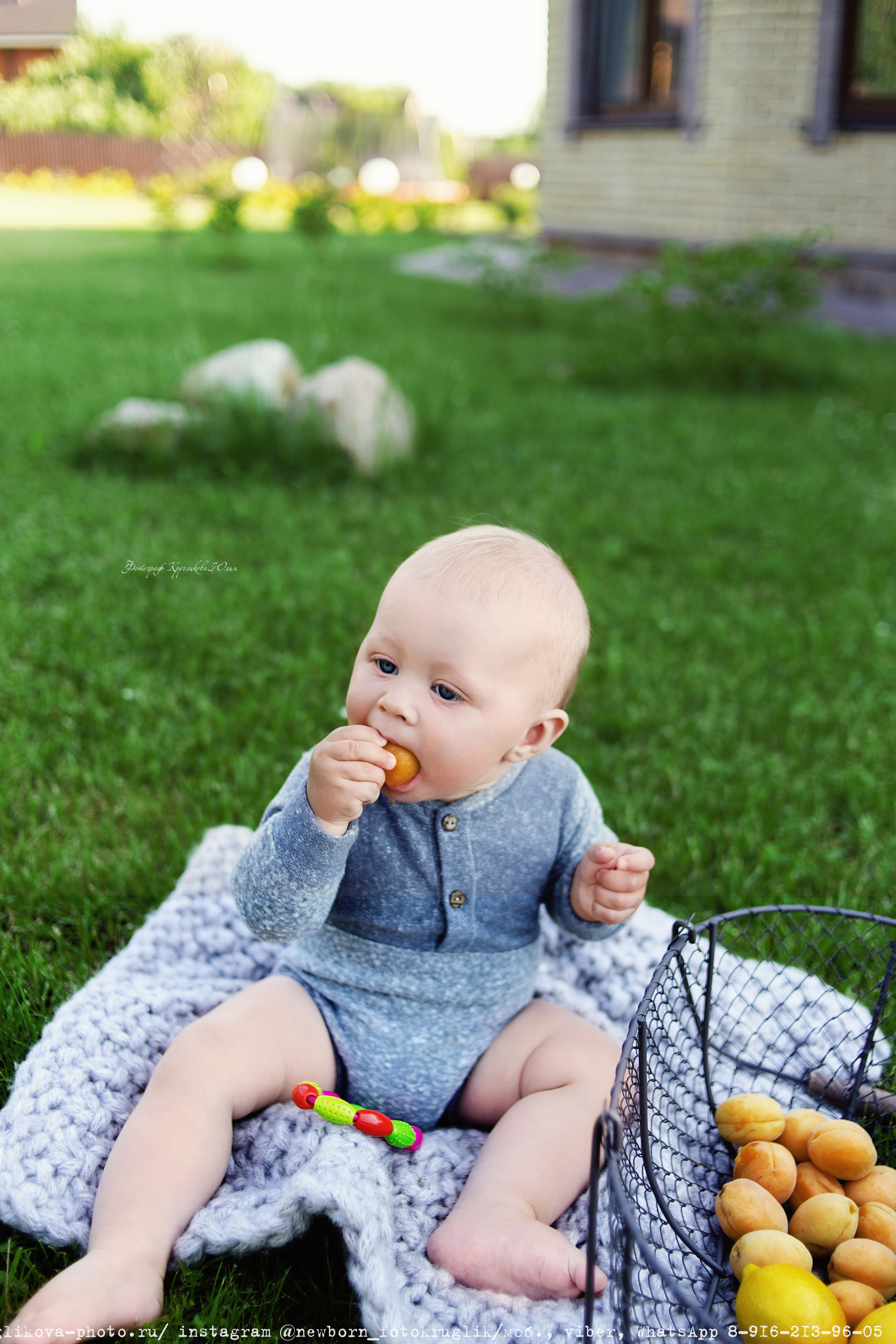 Артемий. 9 месяцев. На природе. Фотограф новорожденных и детский в Сергиевом Посаде Кругликова Юлия