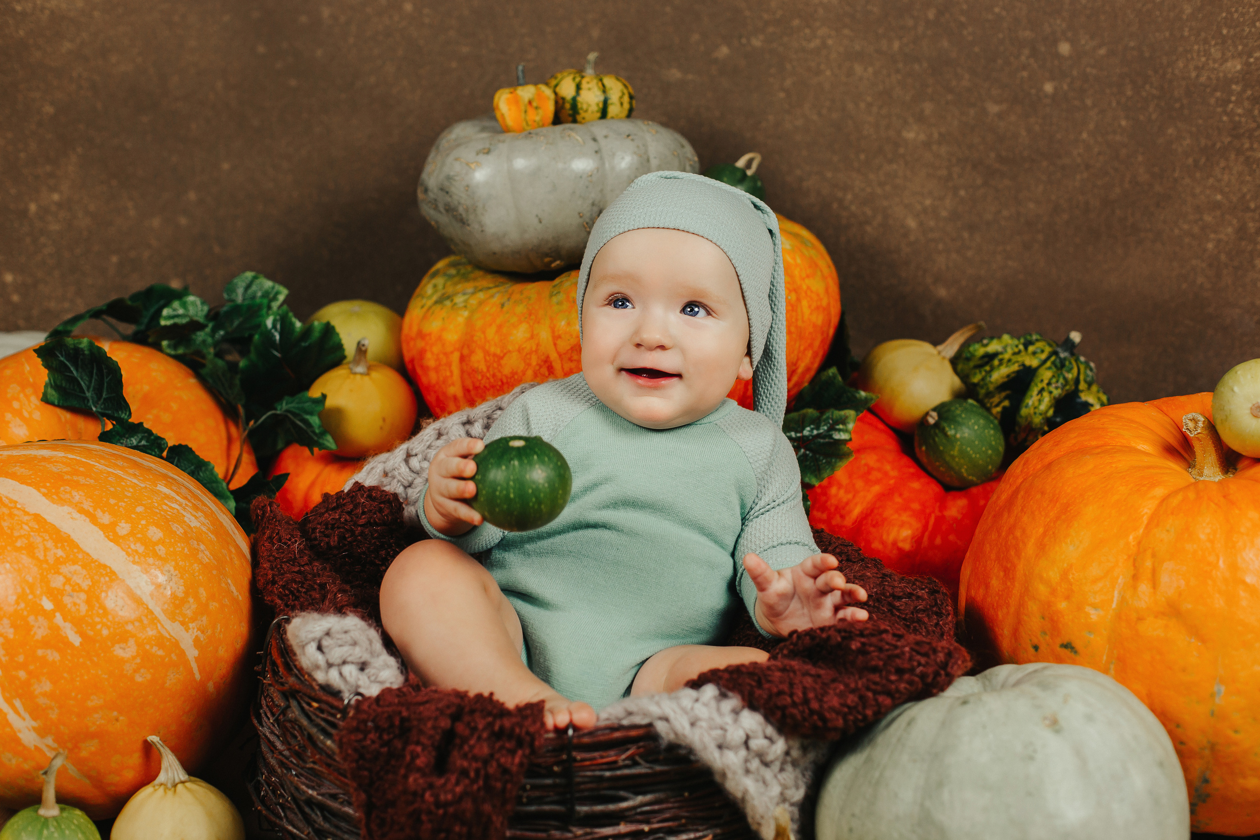 Кирюша. Проект Тыковки. 7 месяцев. Фотограф новорожденных и детский в Сергиевом Посаде Кругликова Юлия