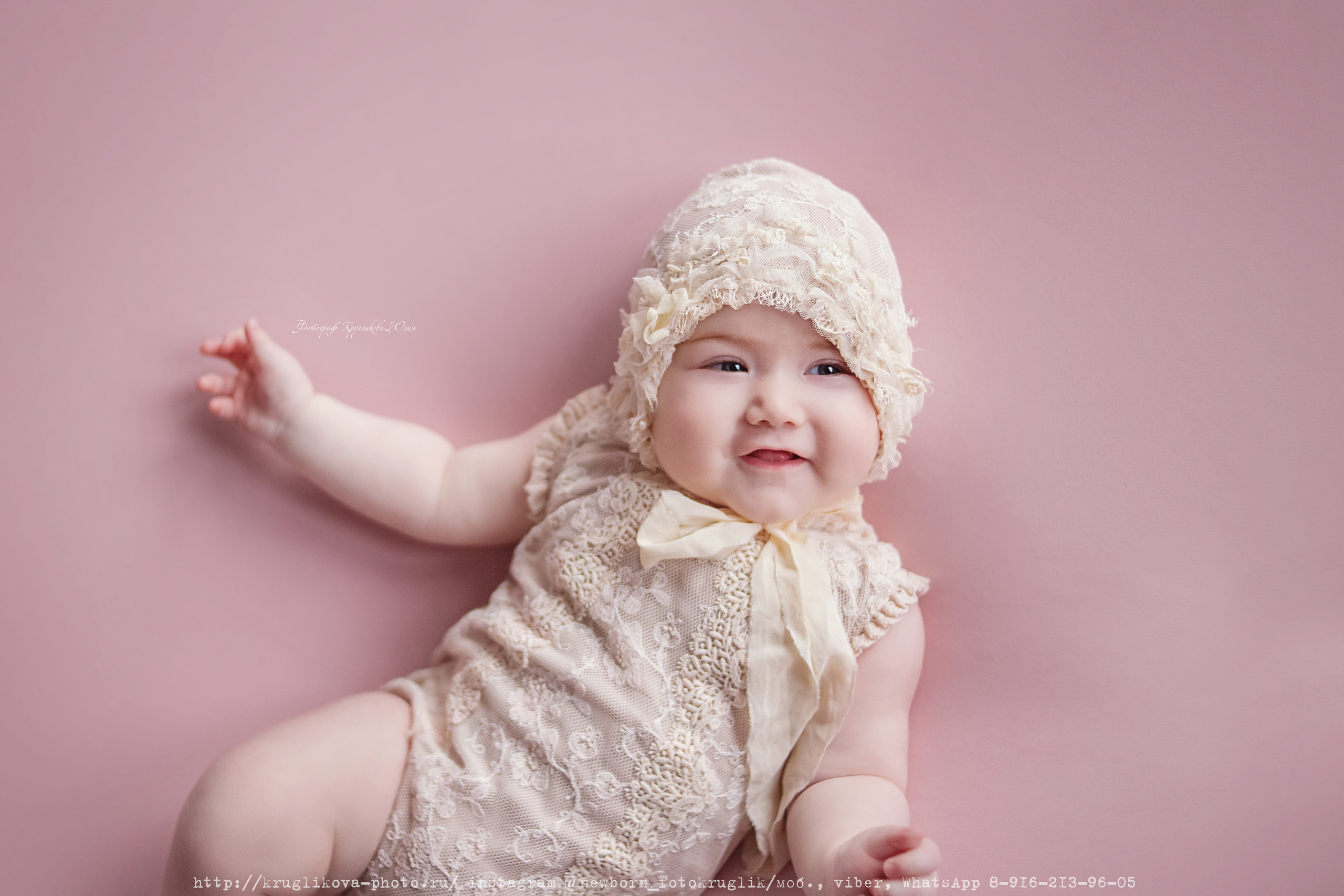 Новогодняя малышка. 6 месяцев. Фотограф новорожденных и детский в Сергиевом Посаде Кругликова Юлия