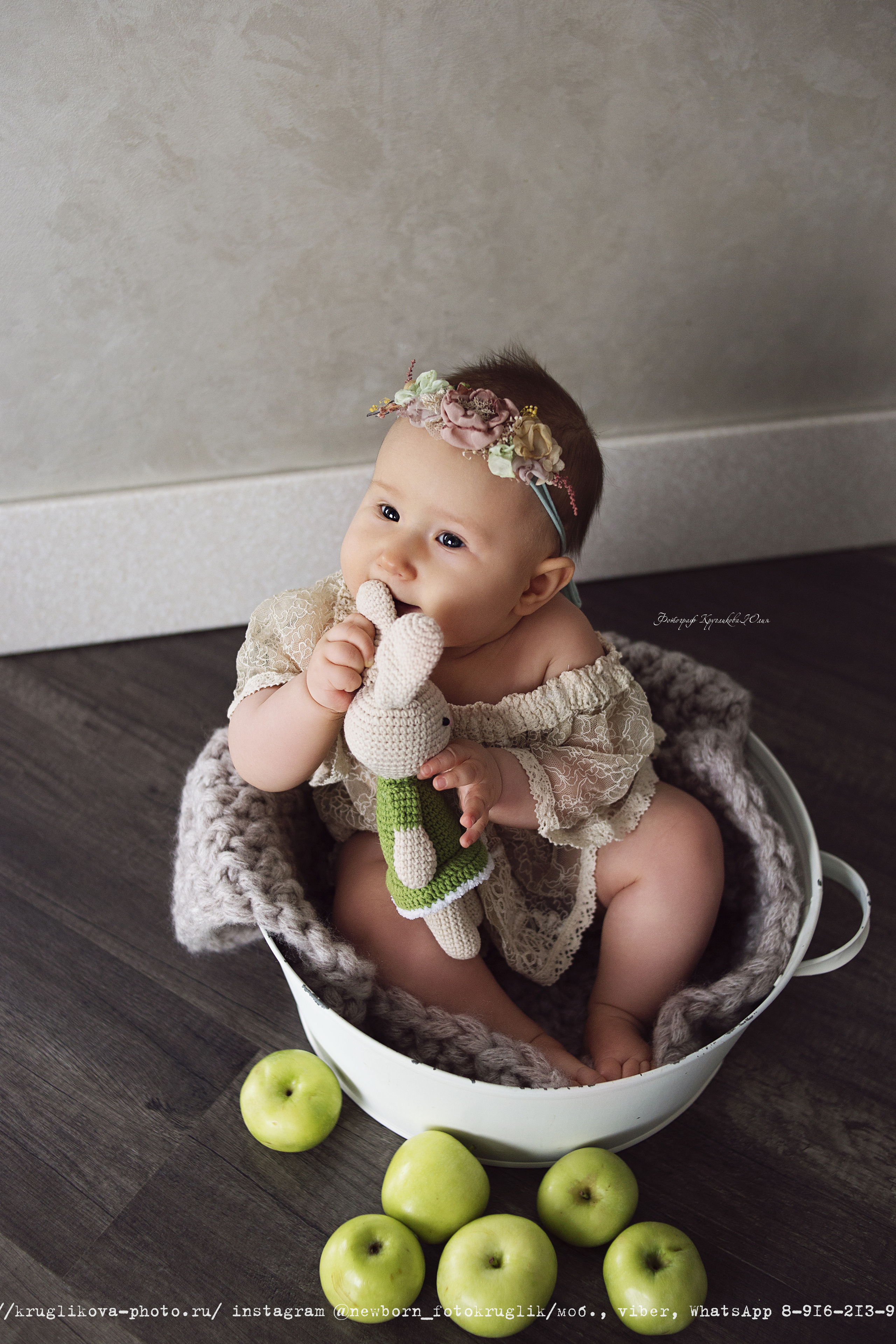Дашуля. 6,5 месяцев. Фотограф новорожденных и детский в Сергиевом Посаде Кругликова Юлия