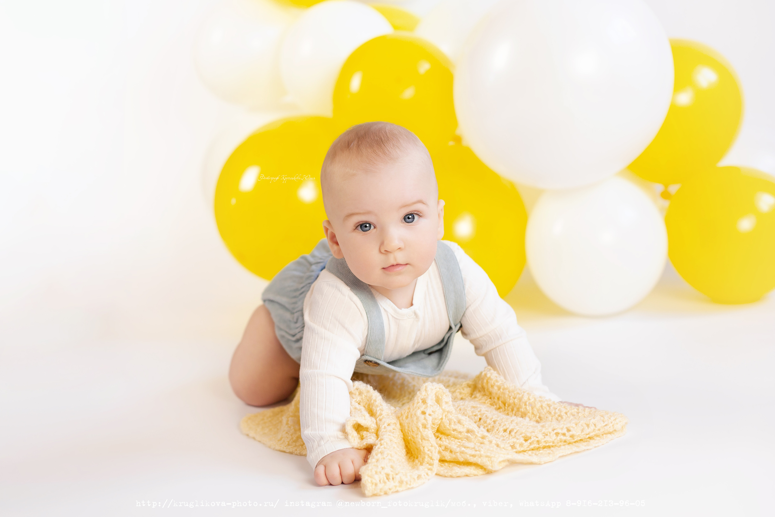 Сережа. Весенний проект. 6 месяцев. Фотограф новорожденных и детский в Сергиевом Посаде Кругликова Юлия