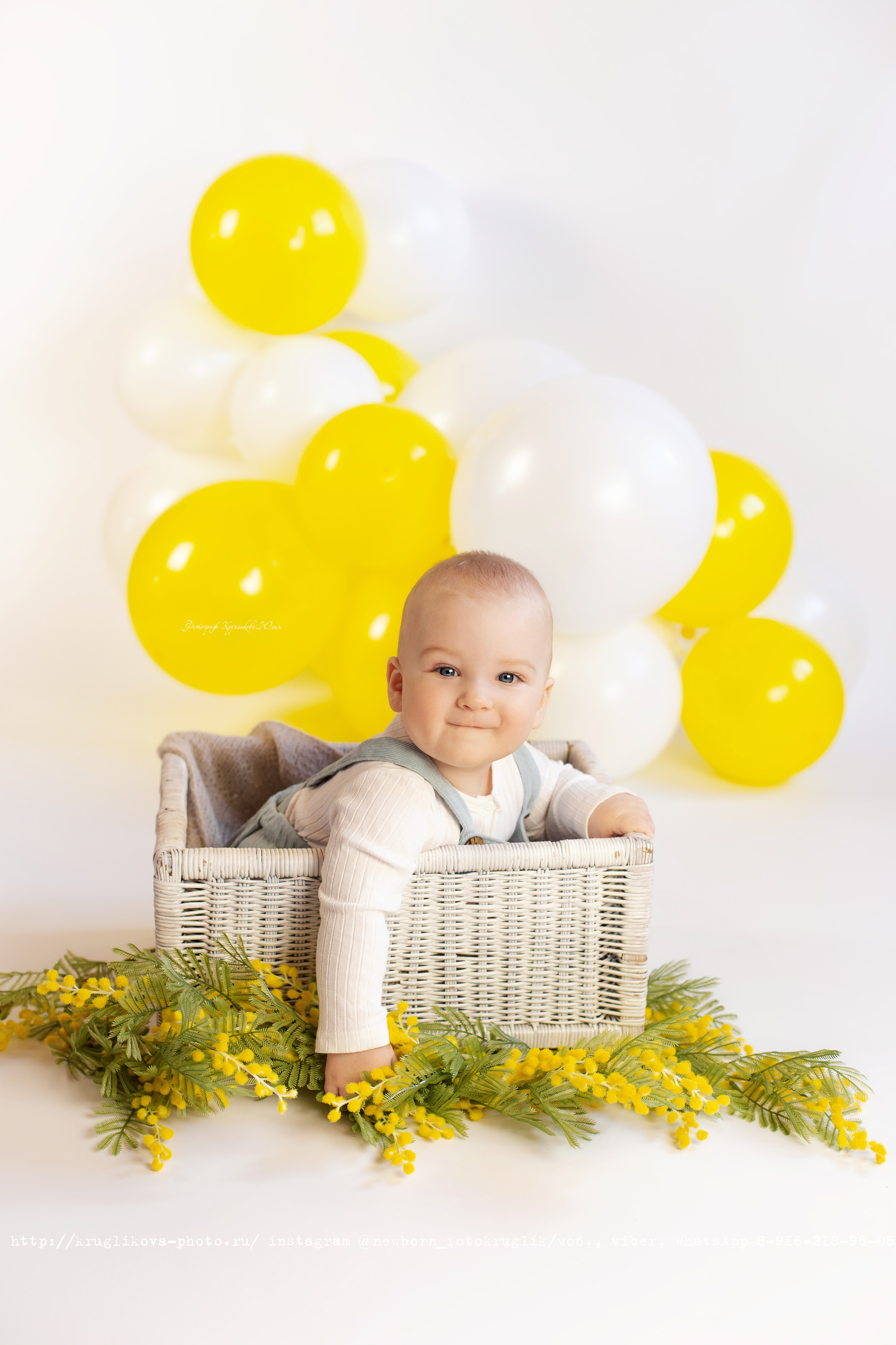 Сережа. Весенний проект. 6 месяцев. Фотограф новорожденных и детский в Сергиевом Посаде Кругликова Юлия