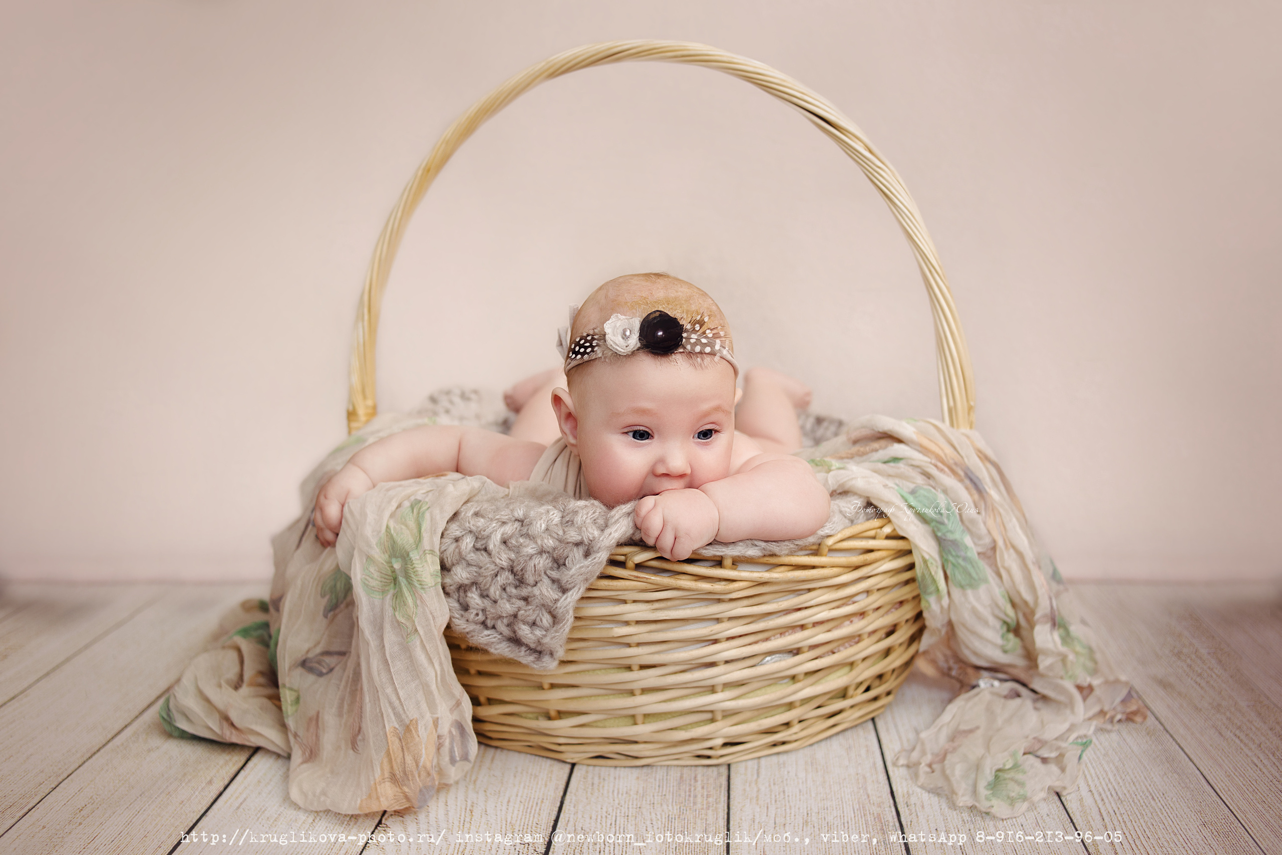 Малышка 5 месяцев. Фотограф новорожденных и детский в Сергиевом Посаде Кругликова Юлия