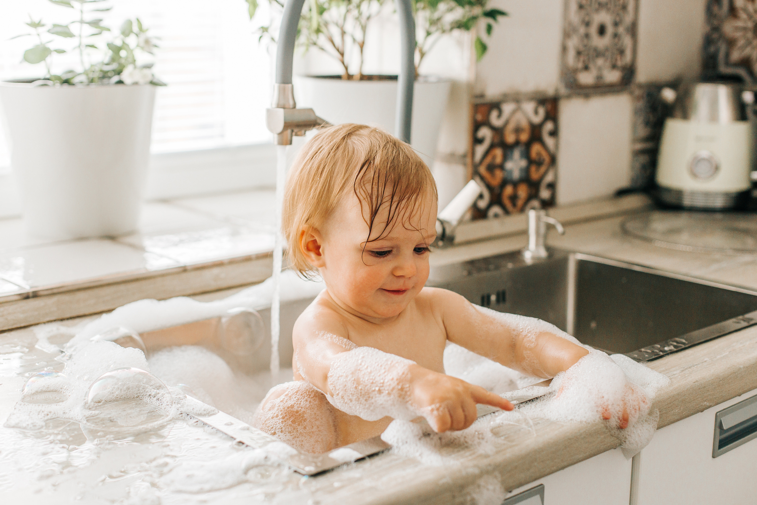 Аделина. Веселые купашки. Фотограф новорожденных и детский в Сергиевом Посаде Кругликова Юлия