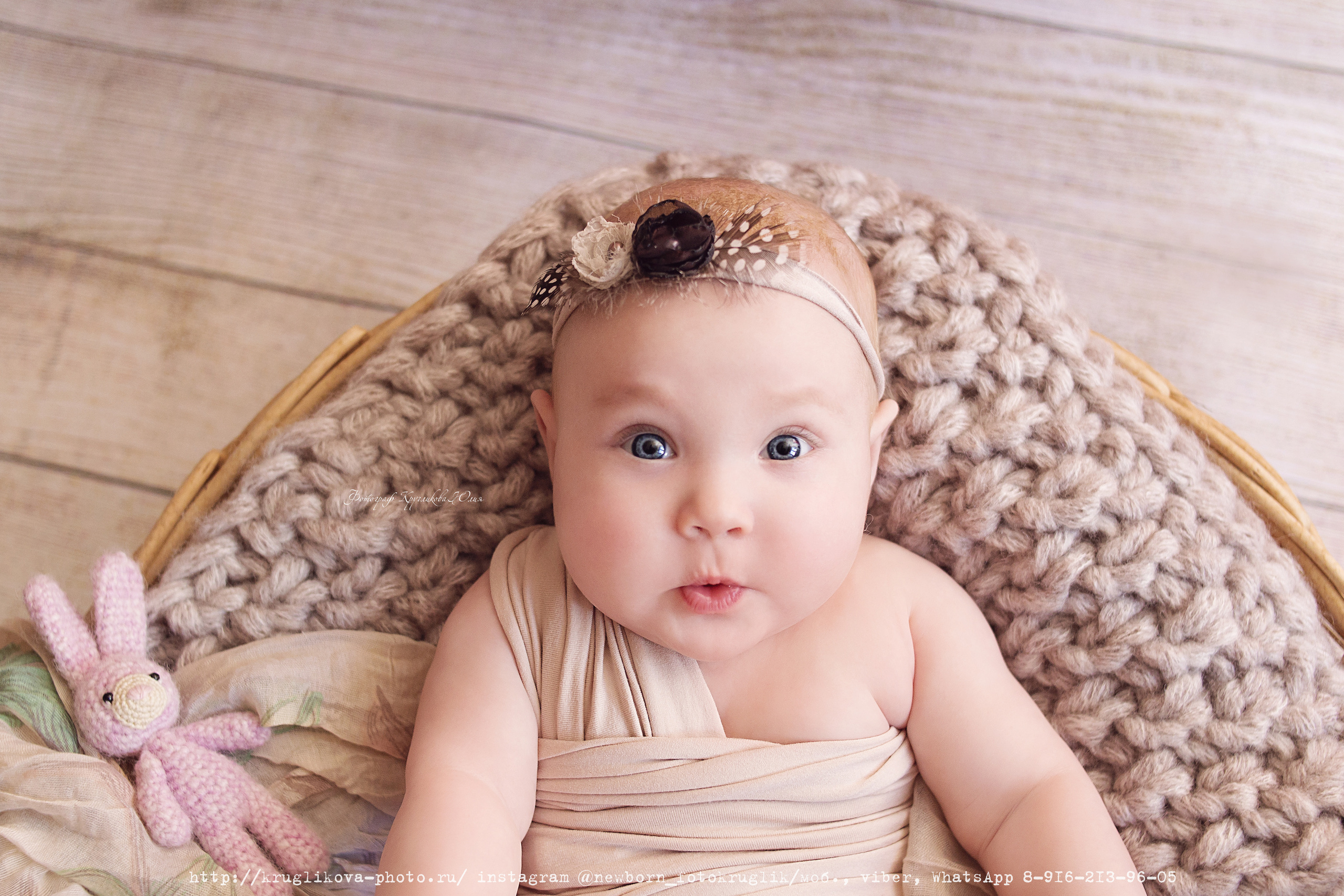Малышка 5 месяцев. Фотограф новорожденных и детский в Сергиевом Посаде Кругликова Юлия