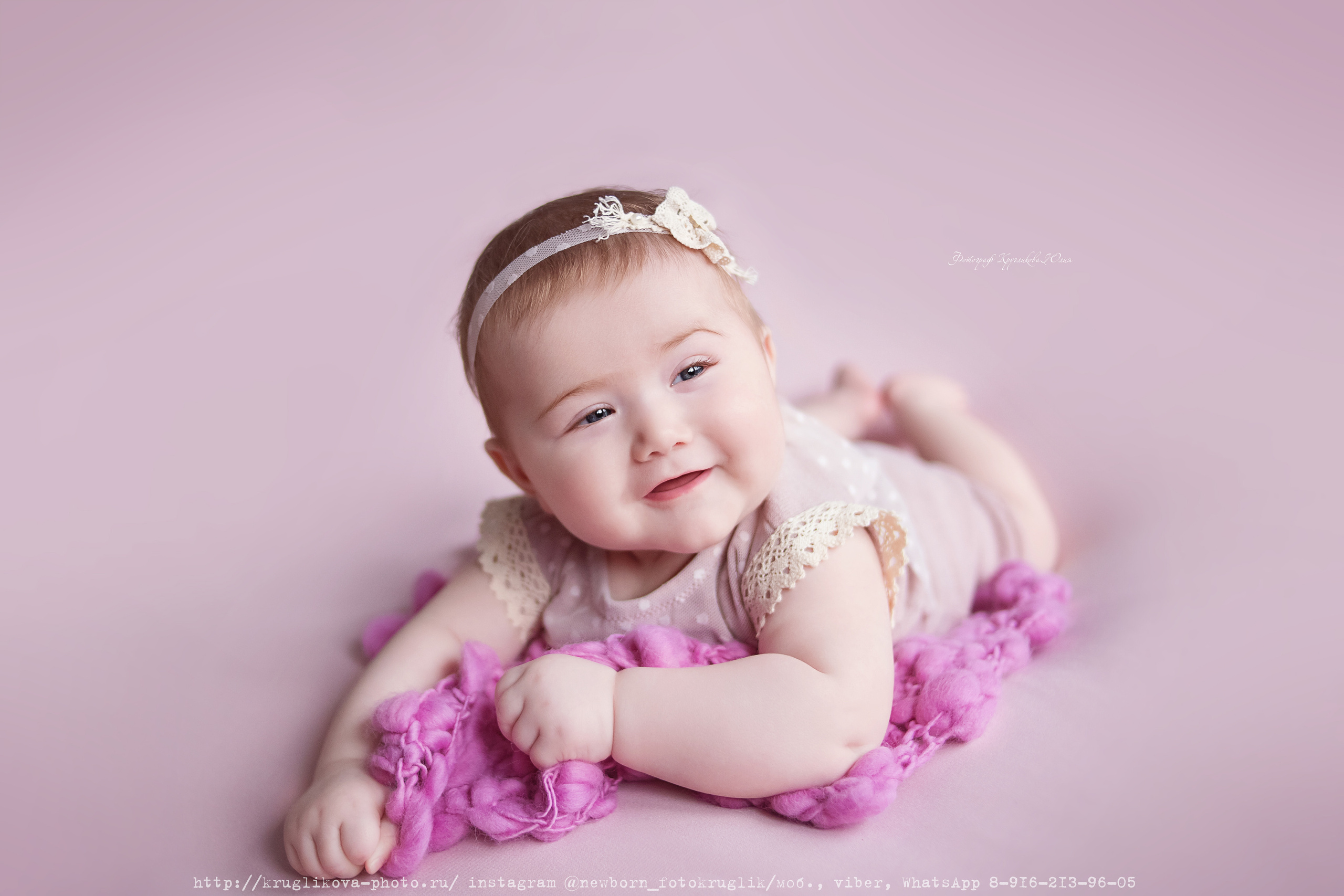 Новогодняя малышка. 6 месяцев. Фотограф новорожденных и детский в Сергиевом Посаде Кругликова Юлия