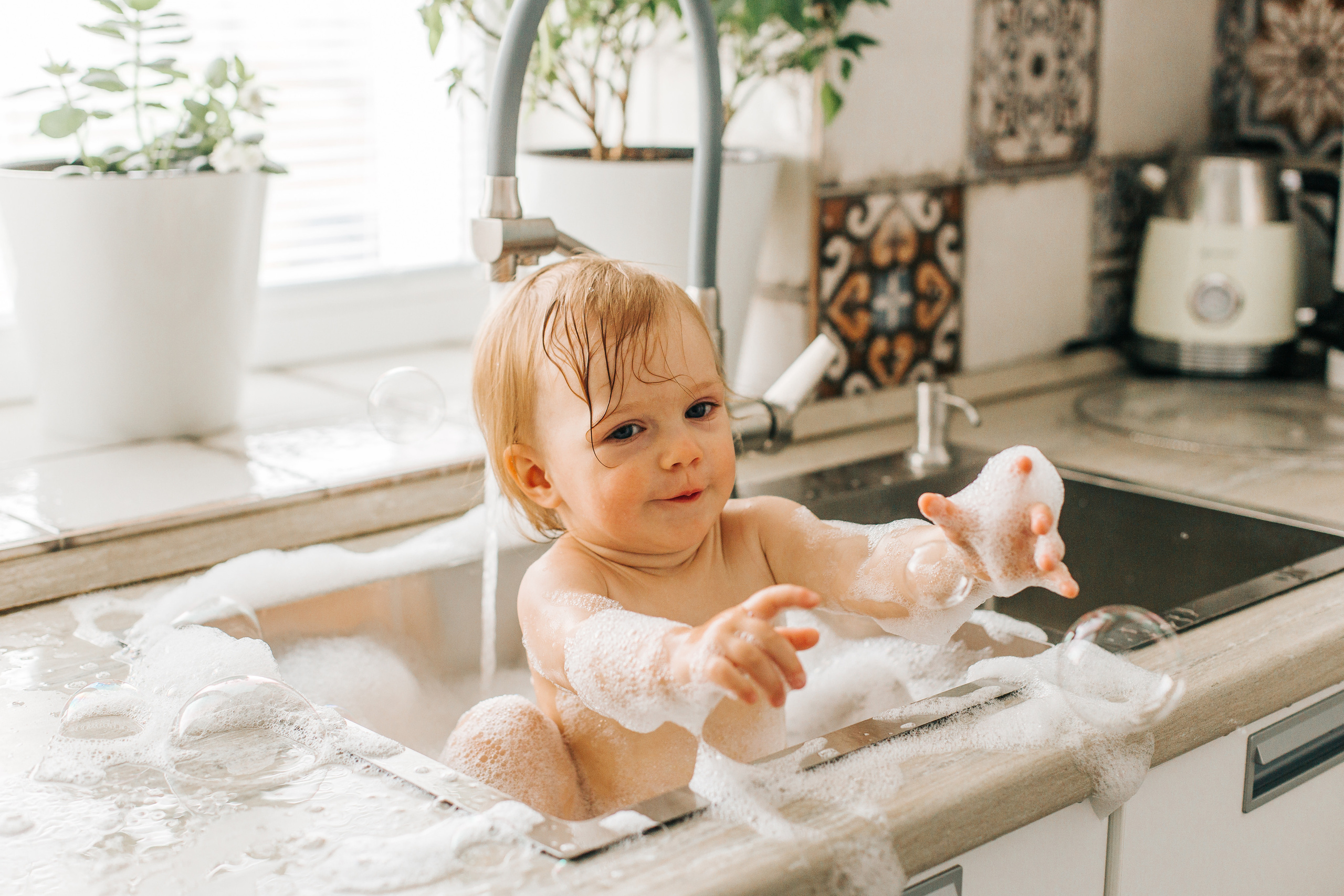 Аделина. Веселые купашки. Фотограф новорожденных и детский в Сергиевом Посаде Кругликова Юлия