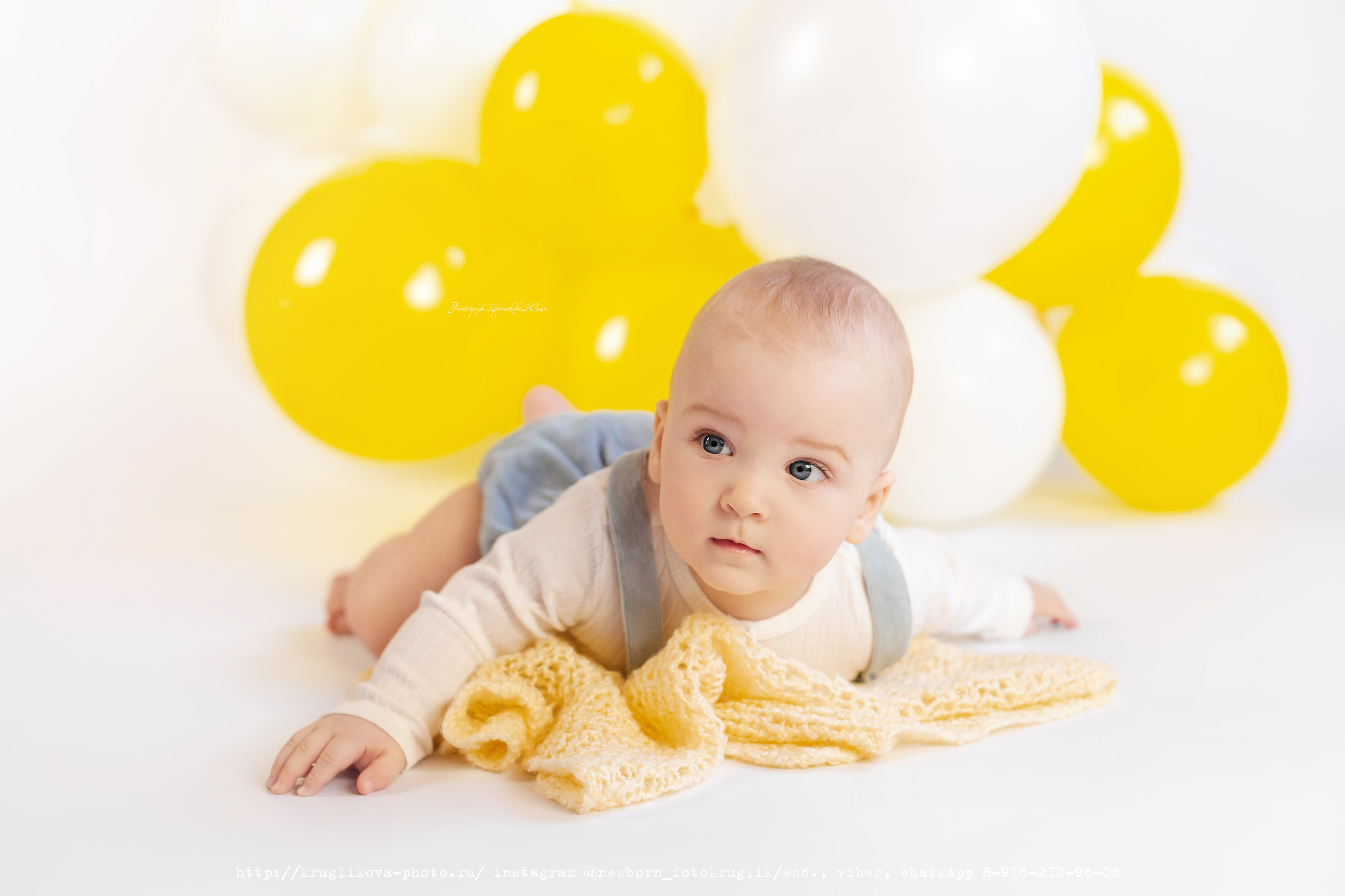 Сережа. Весенний проект. 6 месяцев. Фотограф новорожденных и детский в Сергиевом Посаде Кругликова Юлия