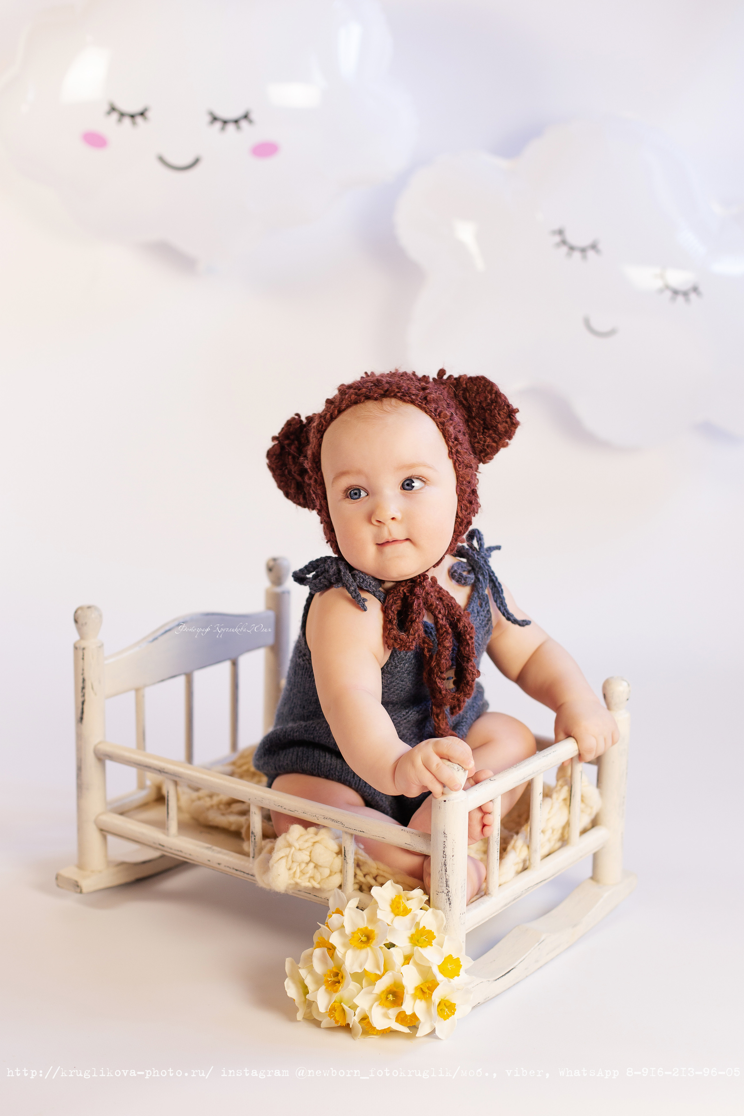 Сережа. Весенний проект. 6 месяцев. Фотограф новорожденных и детский в Сергиевом Посаде Кругликова Юлия