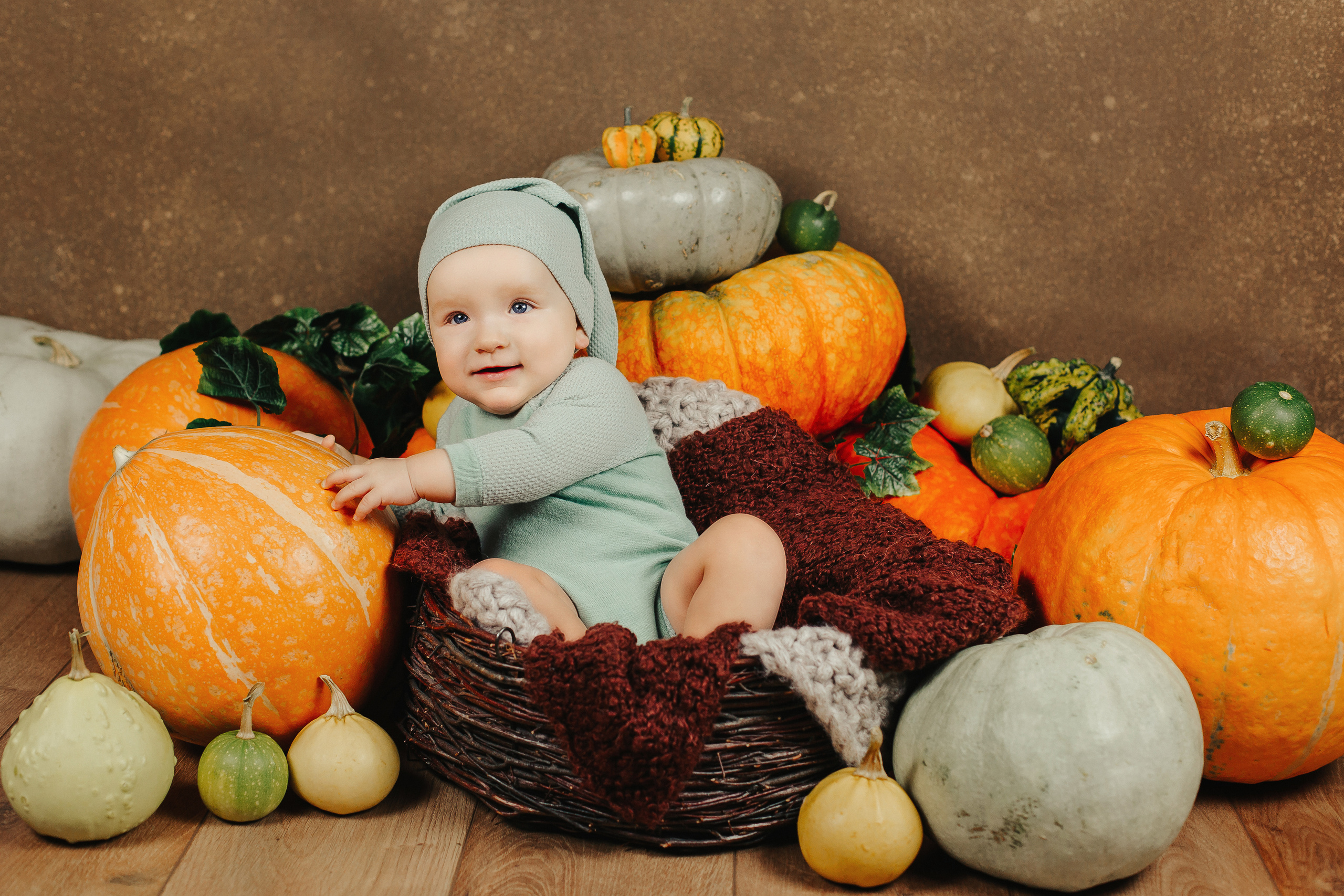 Кирюша. Проект Тыковки. 7 месяцев. Фотограф новорожденных и детский в Сергиевом Посаде Кругликова Юлия