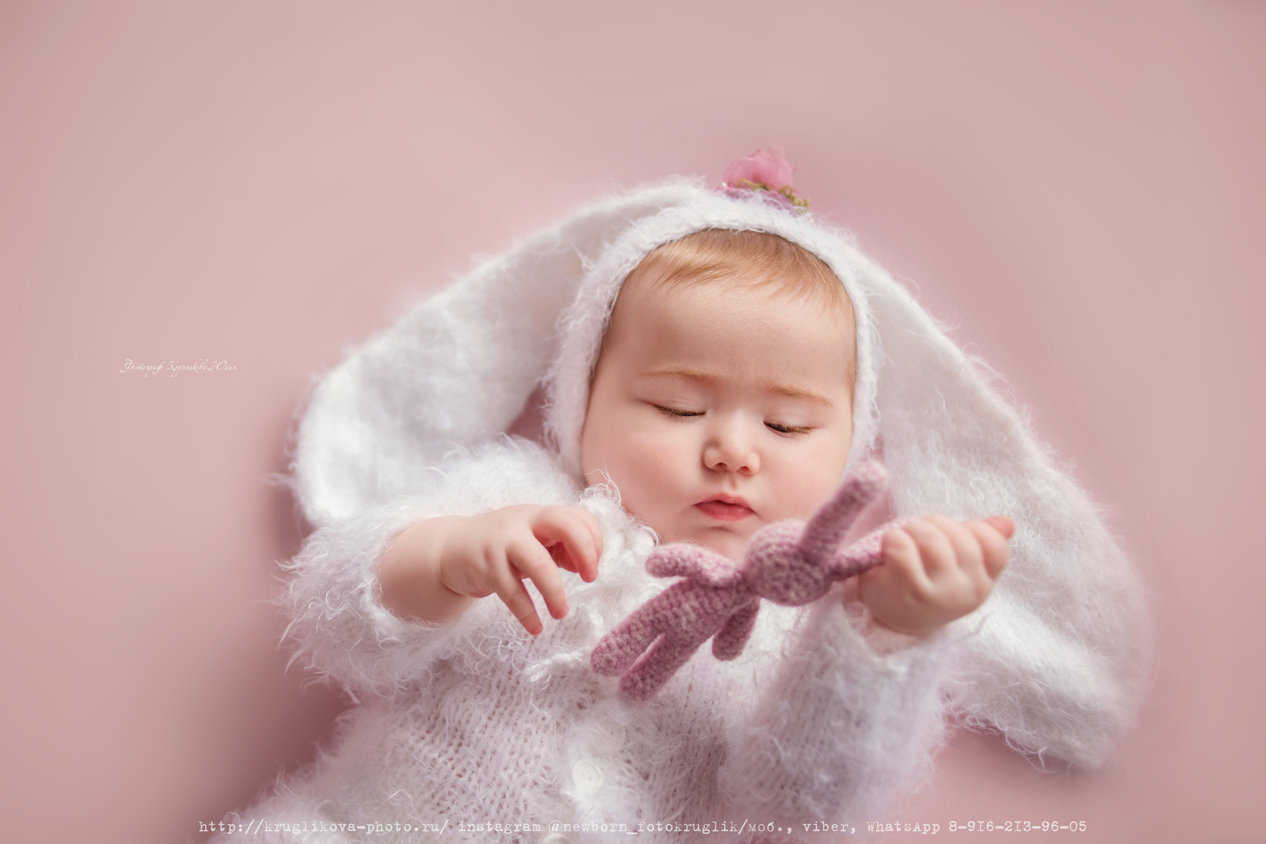 Новогодняя малышка. 6 месяцев. Фотограф новорожденных и детский в Сергиевом Посаде Кругликова Юлия