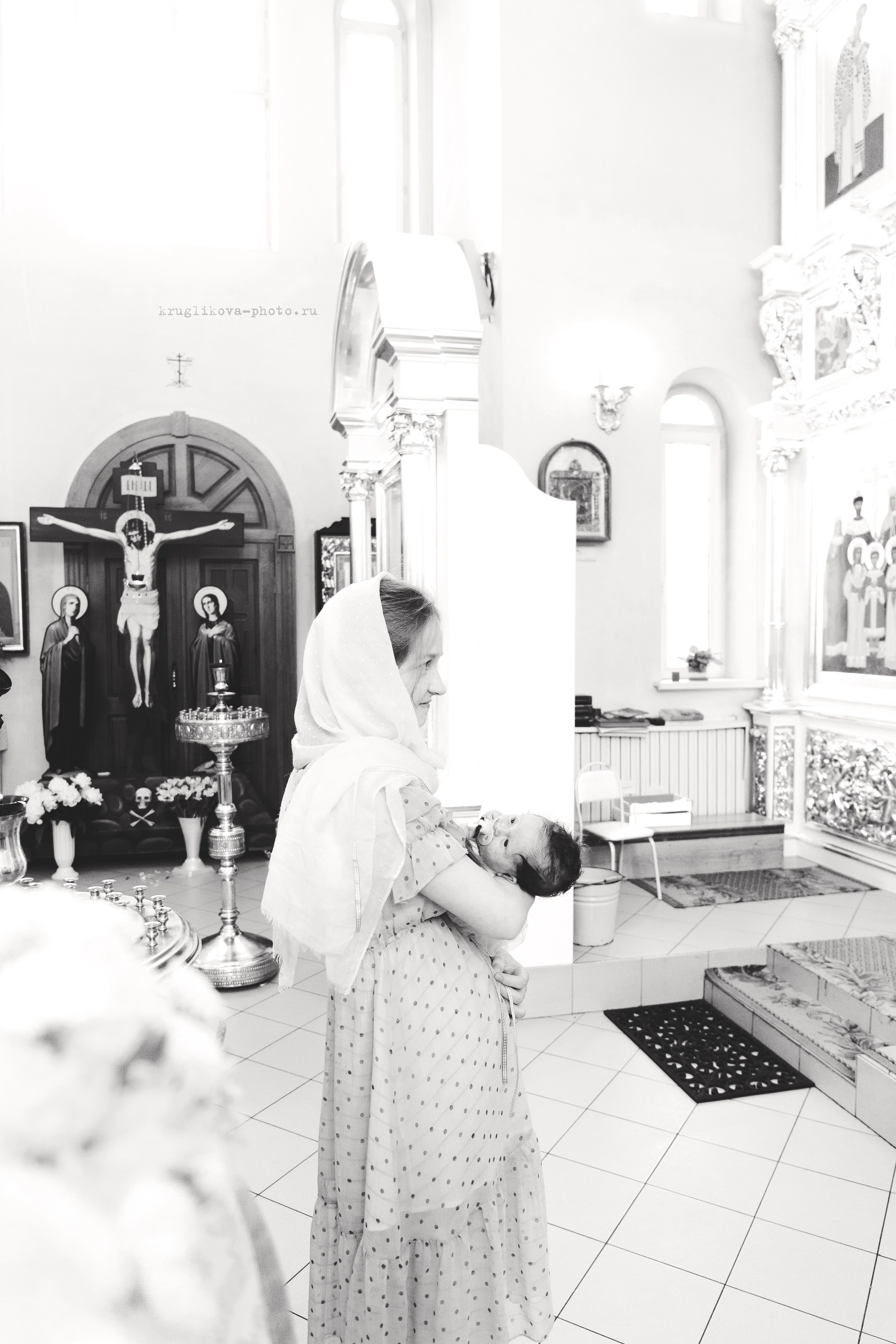 Таинство Крещения. Фотограф новорожденных и детский в Сергиевом Посаде Кругликова Юлия