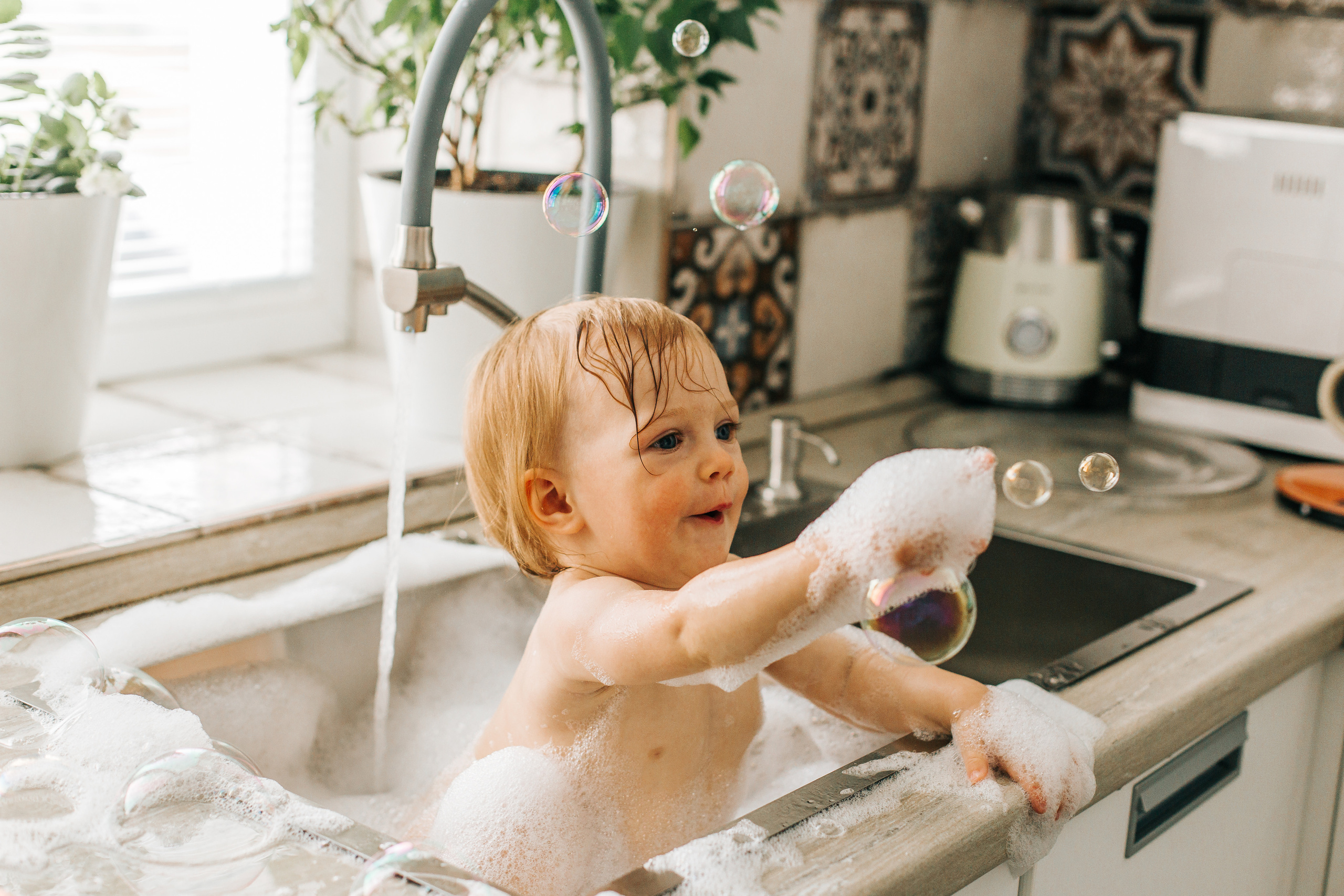 Аделина. Веселые купашки. Фотограф новорожденных и детский в Сергиевом Посаде Кругликова Юлия