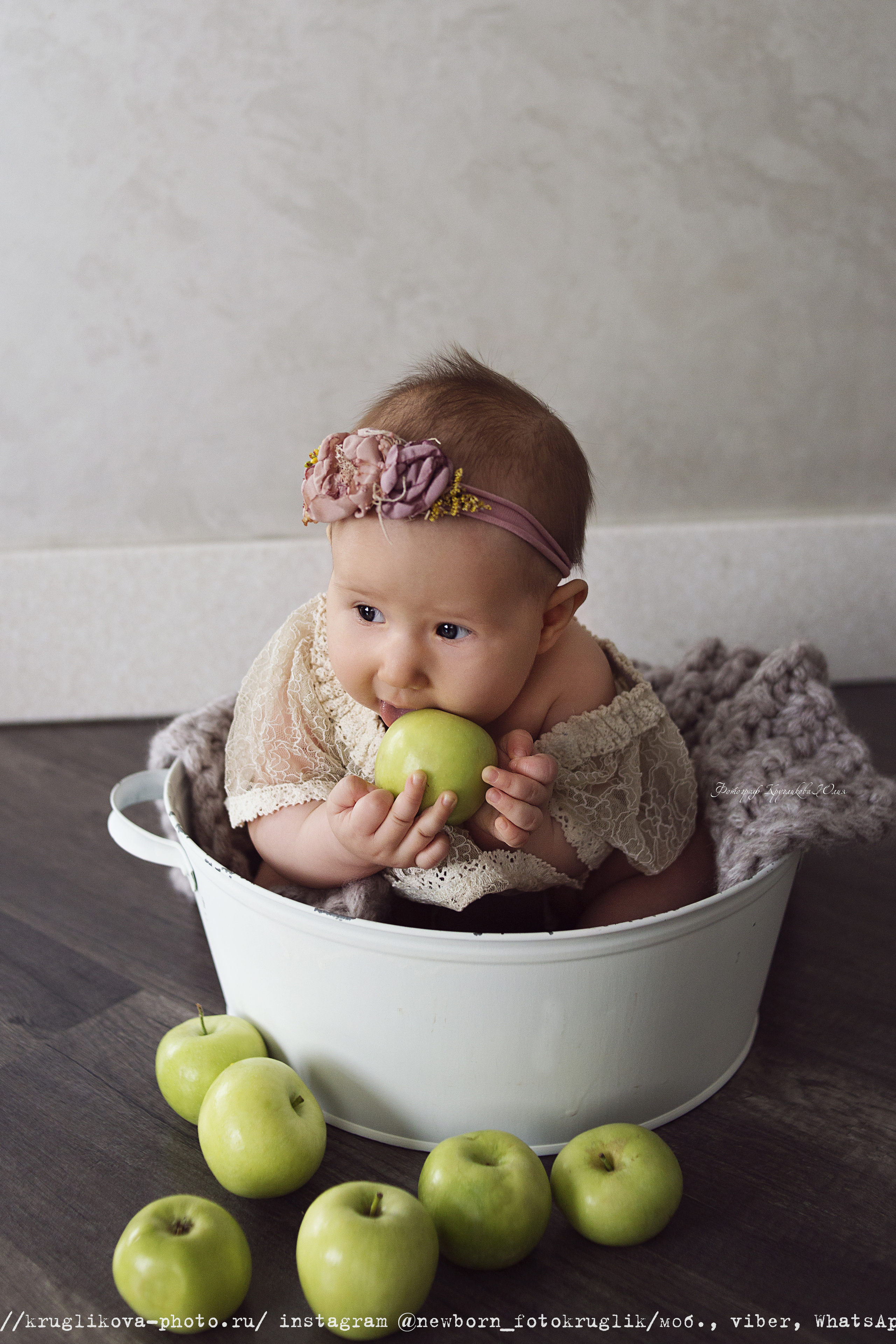 Дашуля. 6,5 месяцев. Фотограф новорожденных и детский в Сергиевом Посаде Кругликова Юлия