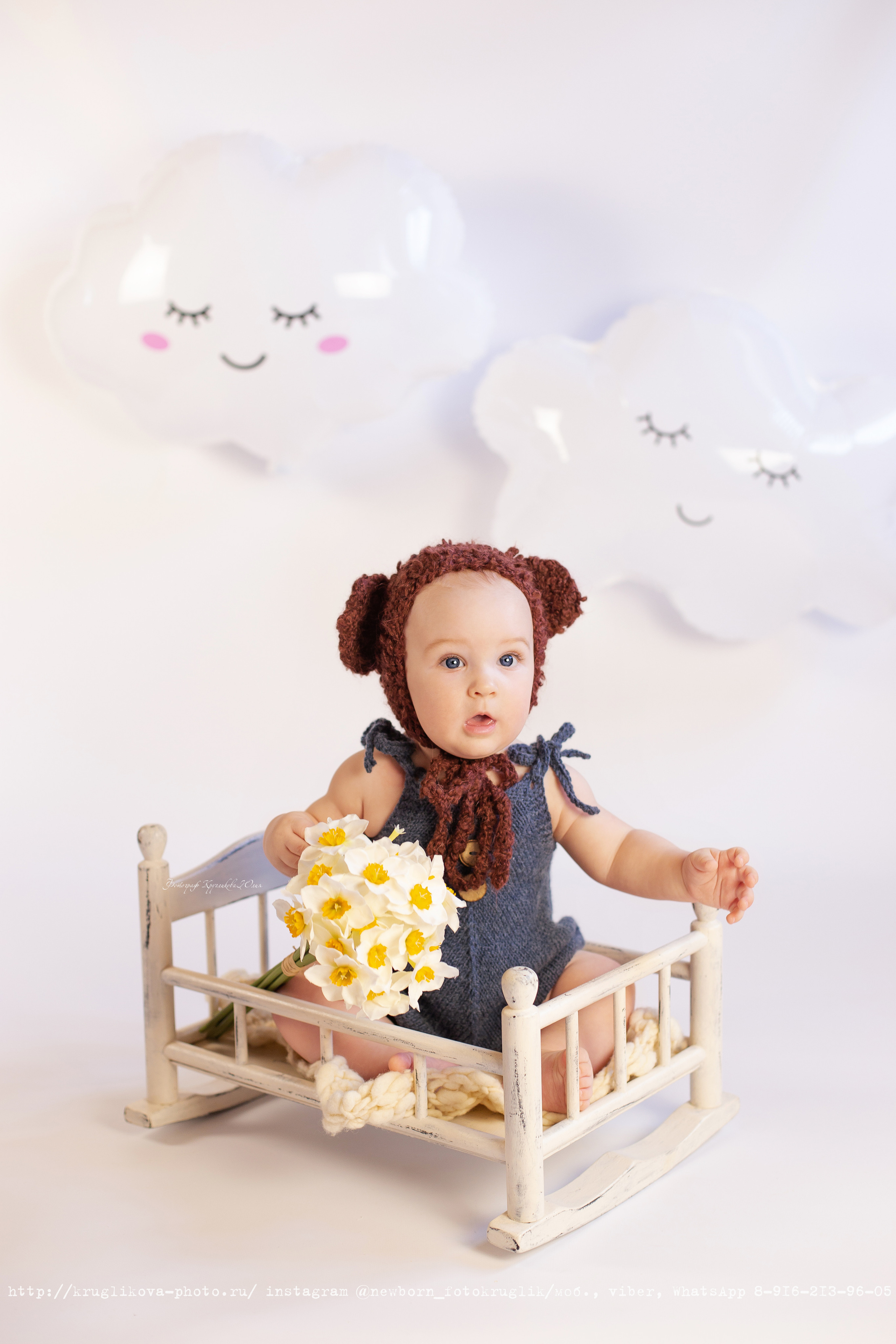 Сережа. Весенний проект. 6 месяцев. Фотограф новорожденных и детский в Сергиевом Посаде Кругликова Юлия