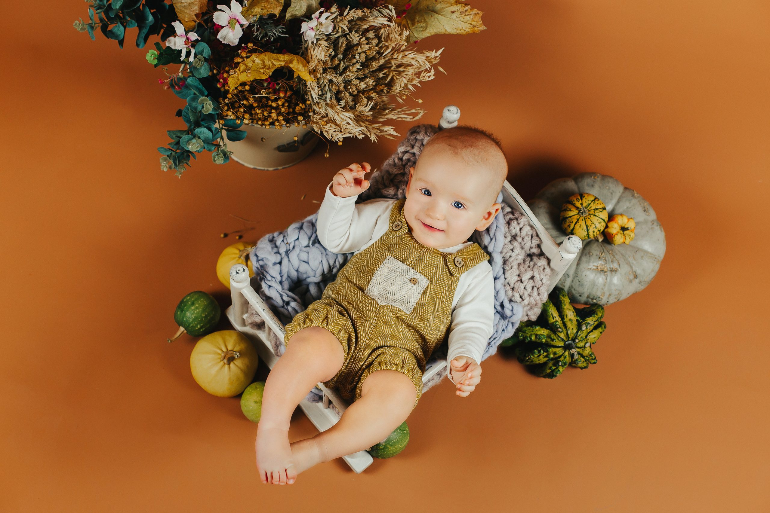 Кирюша. Проект Тыковки. 7 месяцев. Фотограф новорожденных и детский в Сергиевом Посаде Кругликова Юлия