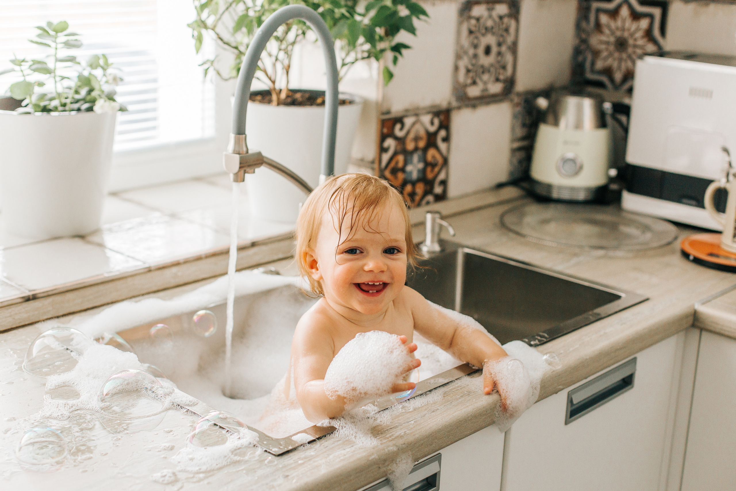 Аделина. Веселые купашки. Фотограф новорожденных и детский в Сергиевом Посаде Кругликова Юлия