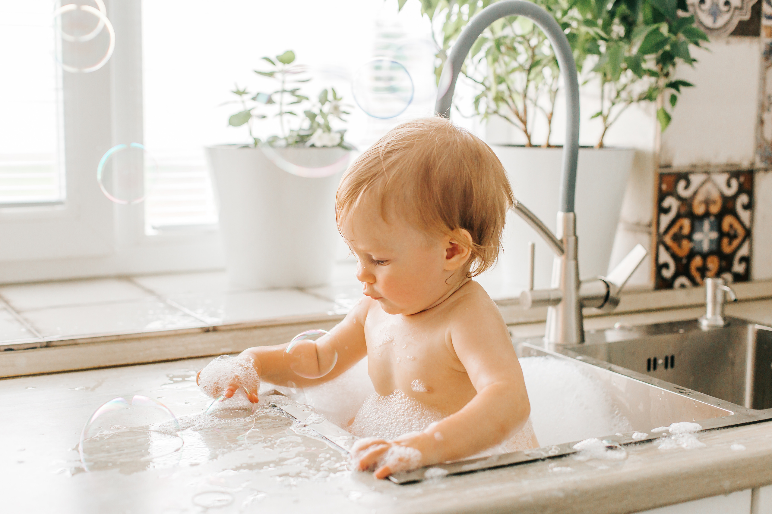 Аделина. Веселые купашки. Фотограф новорожденных и детский в Сергиевом Посаде Кругликова Юлия