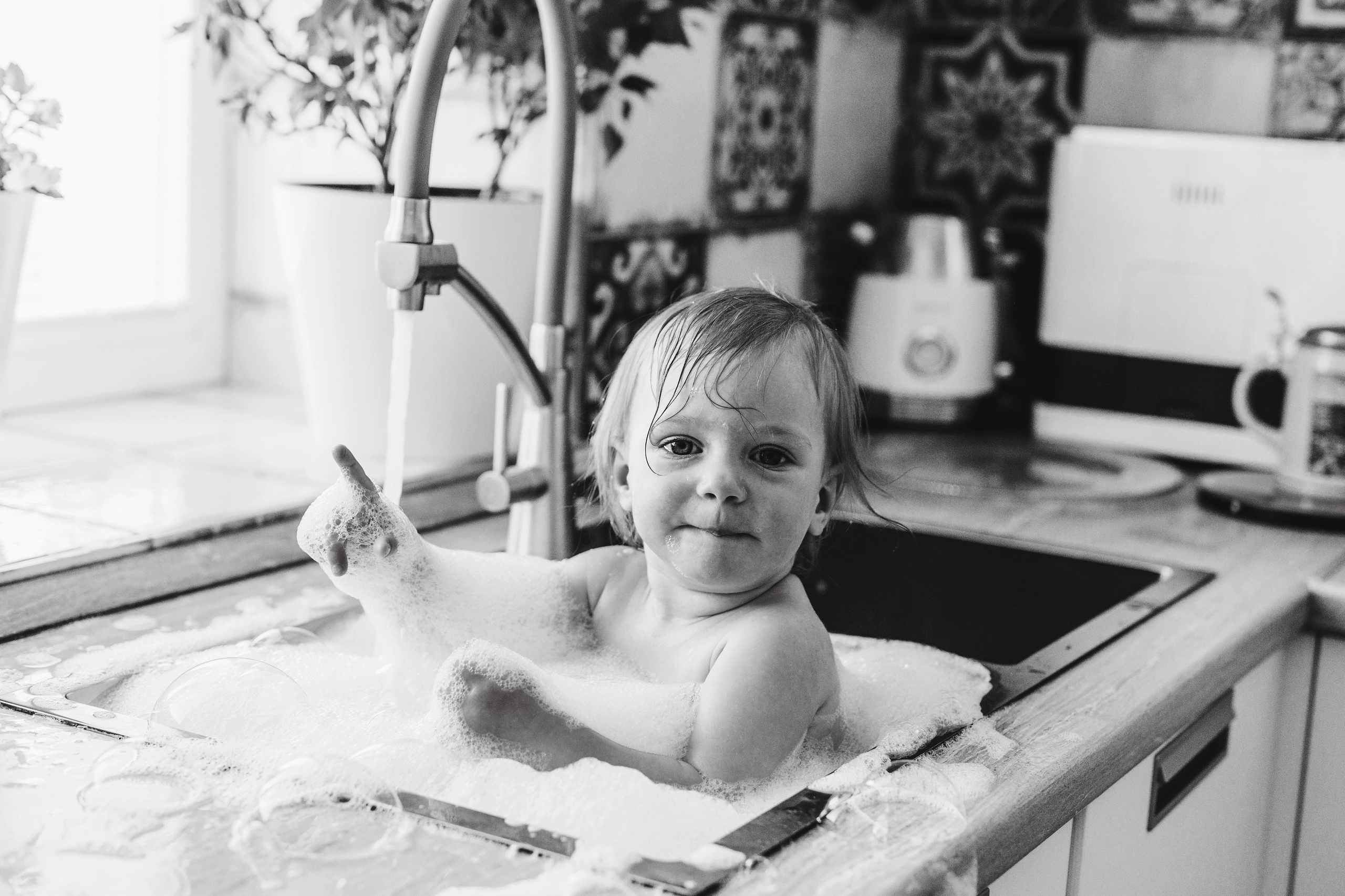 Аделина. Веселые купашки. Фотограф новорожденных и детский в Сергиевом Посаде Кругликова Юлия