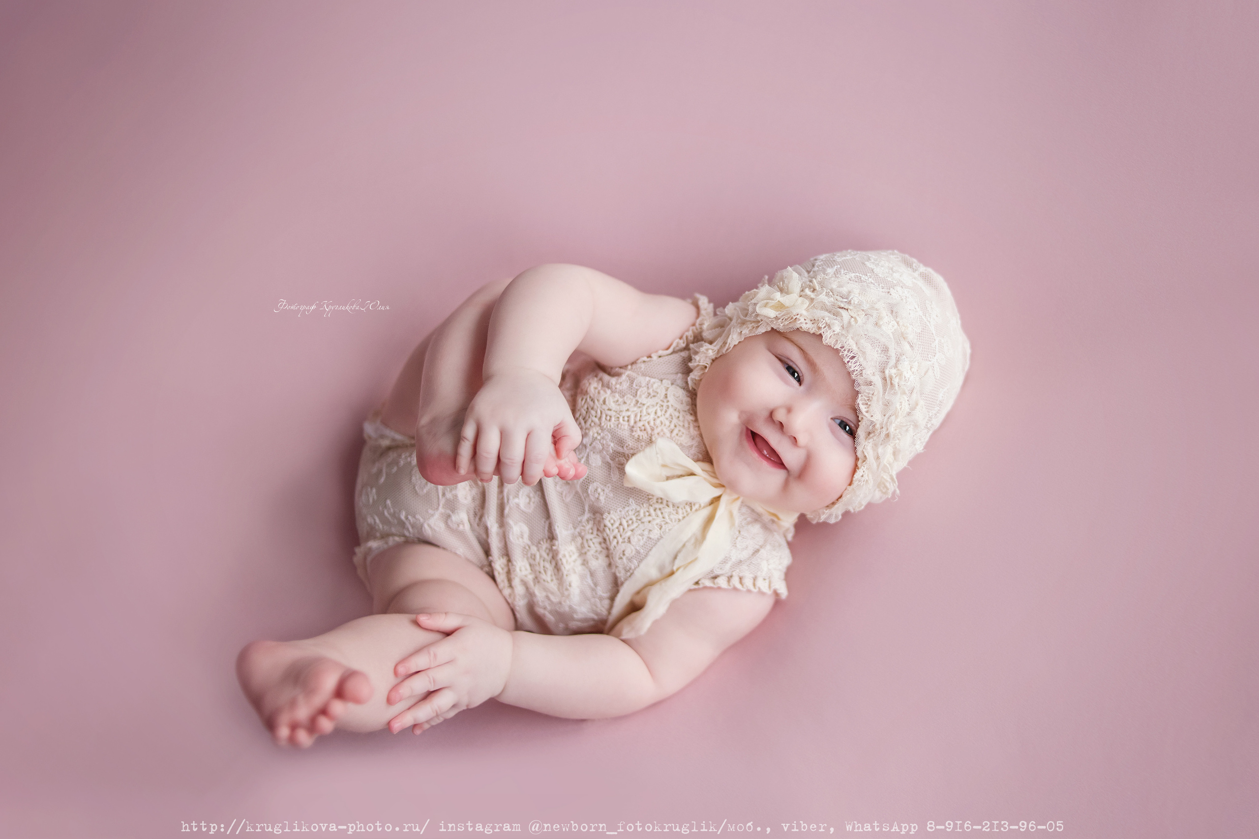 Новогодняя малышка. 6 месяцев. Фотограф новорожденных и детский в Сергиевом Посаде Кругликова Юлия