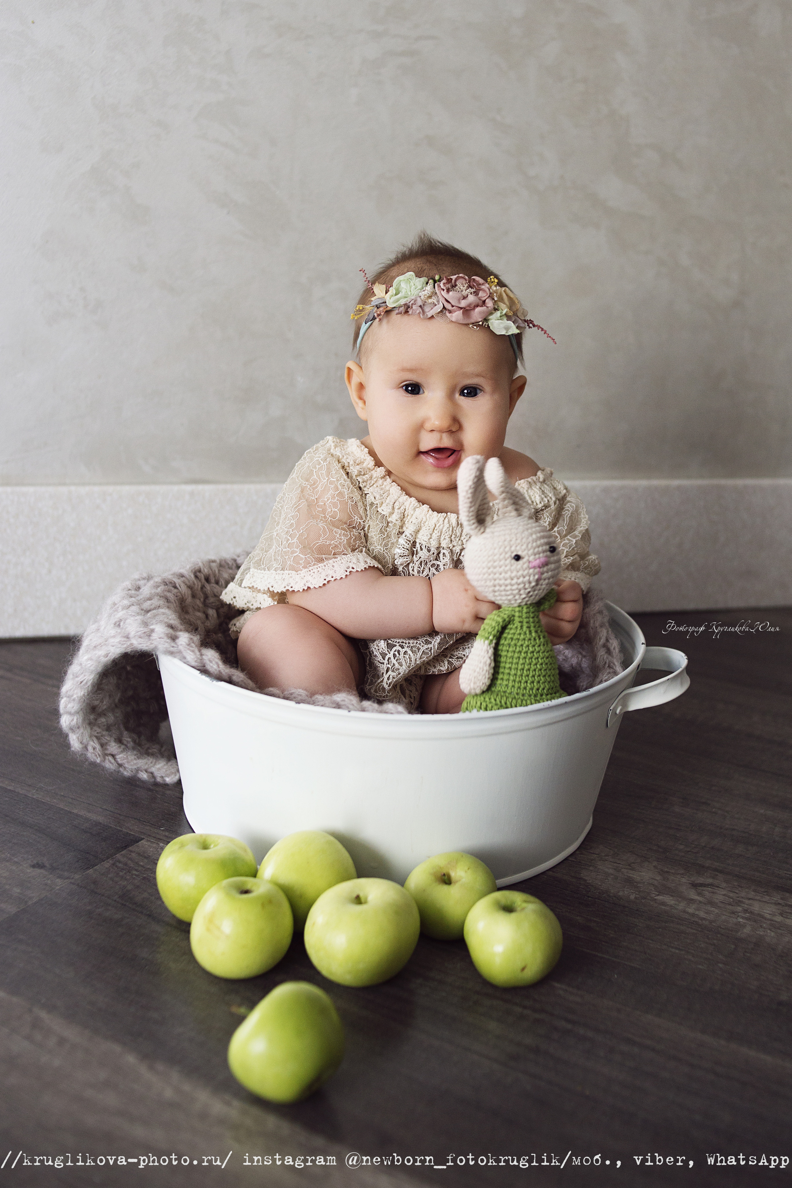 Дашуля. 6,5 месяцев. Фотограф новорожденных и детский в Сергиевом Посаде Кругликова Юлия