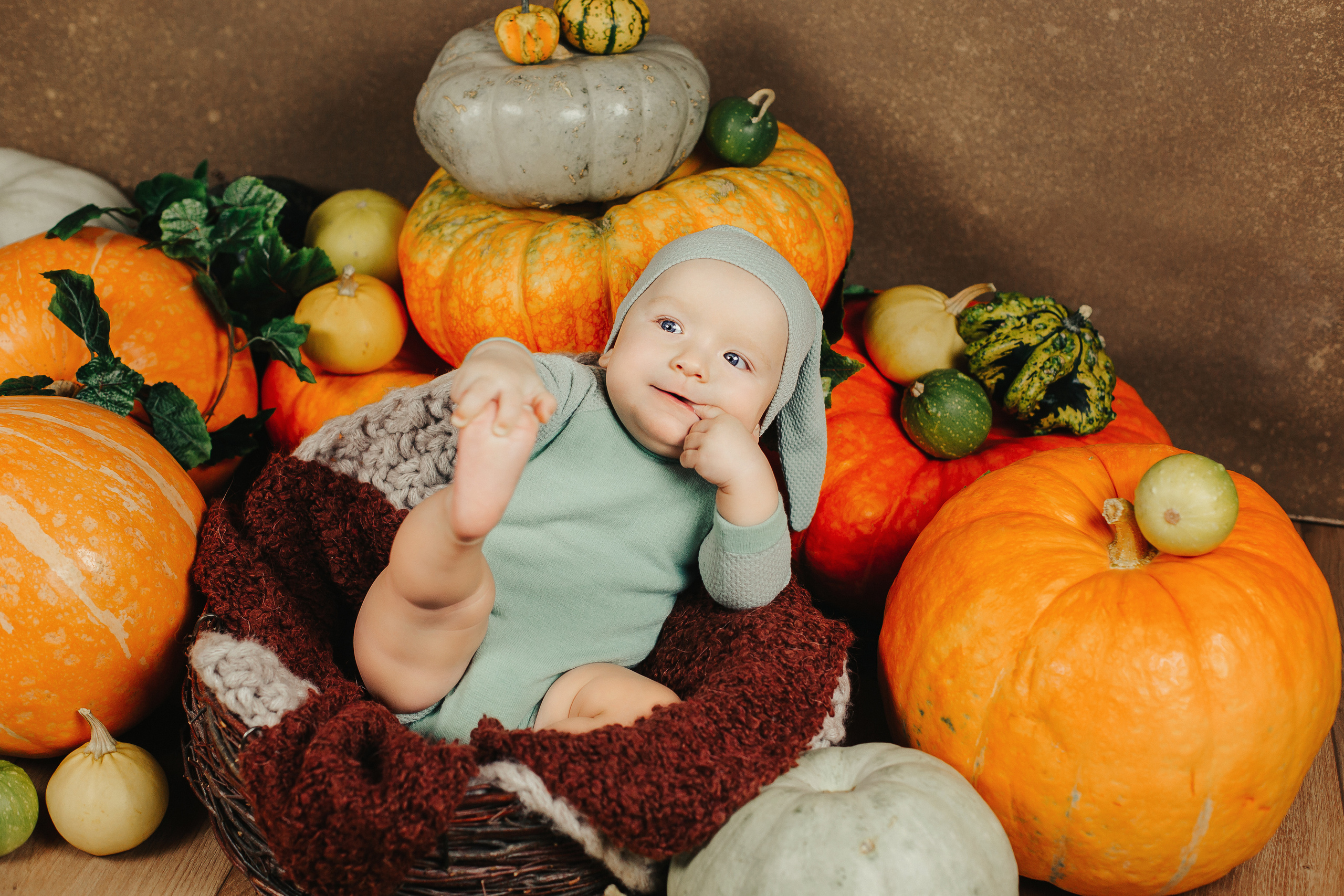 Кирюша. Проект Тыковки. 7 месяцев. Фотограф новорожденных и детский в Сергиевом Посаде Кругликова Юлия