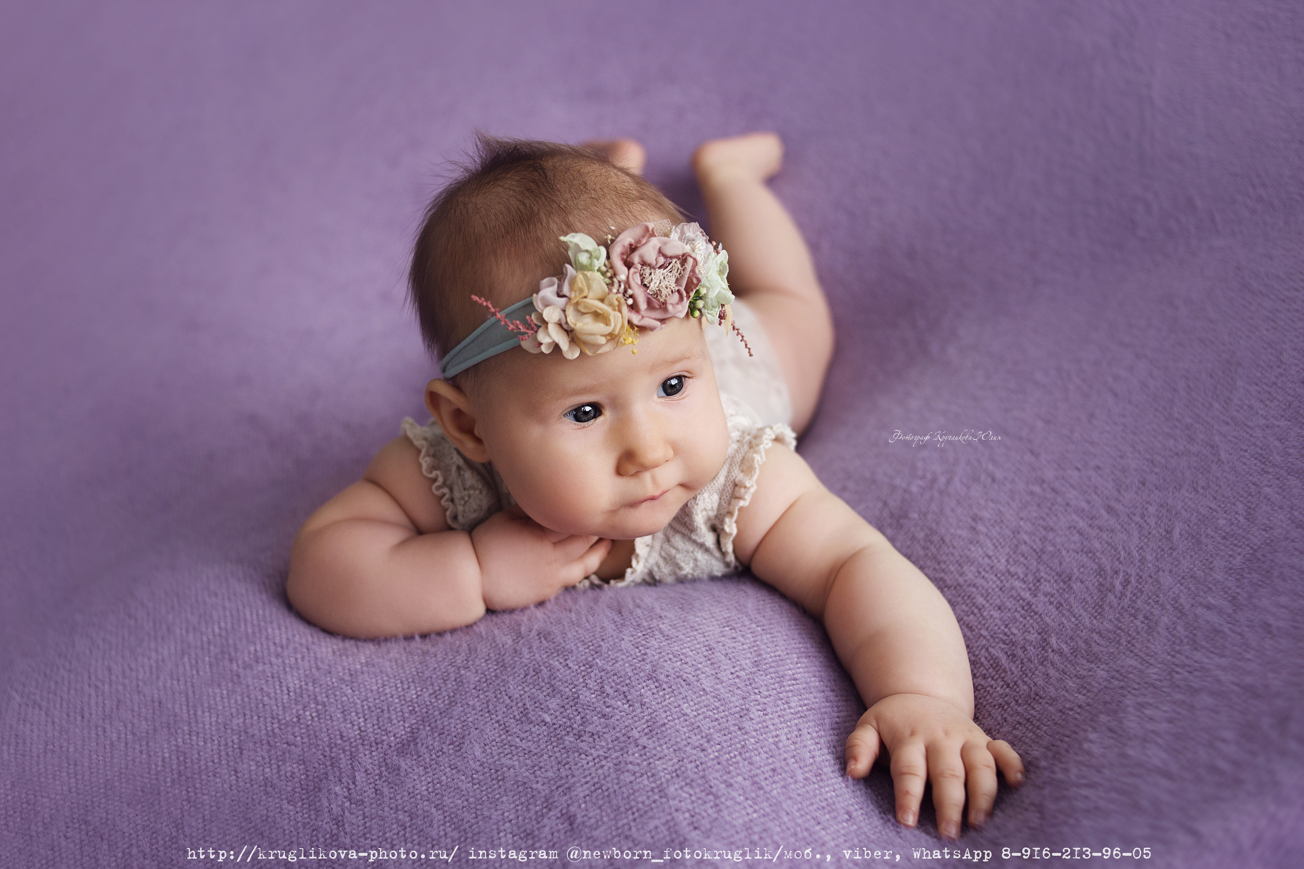 Дашуля. 6,5 месяцев. Фотограф новорожденных и детский в Сергиевом Посаде Кругликова Юлия