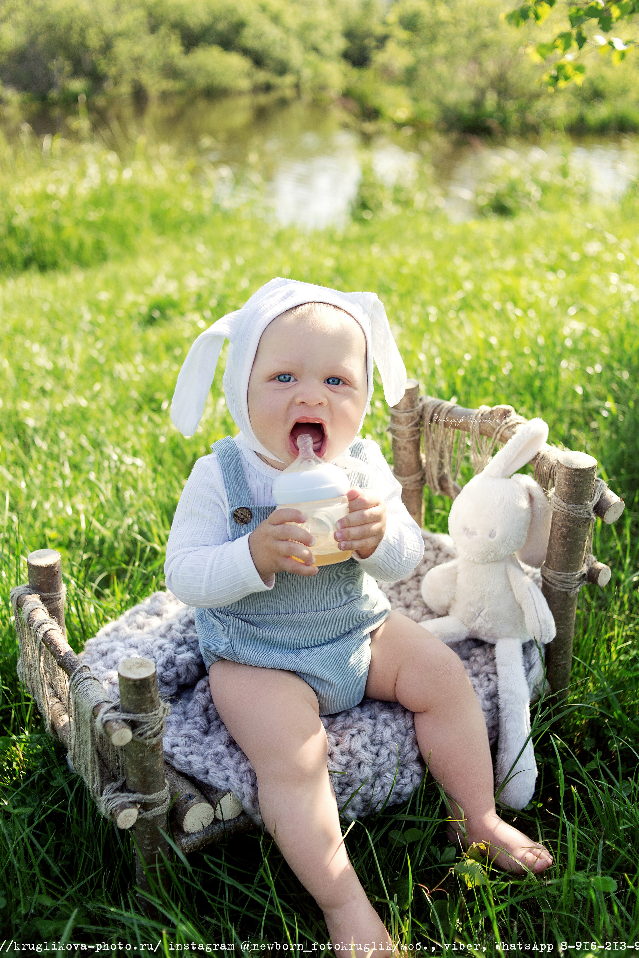 Артемий. 9 месяцев. На природе. Фотограф новорожденных и детский в Сергиевом Посаде Кругликова Юлия