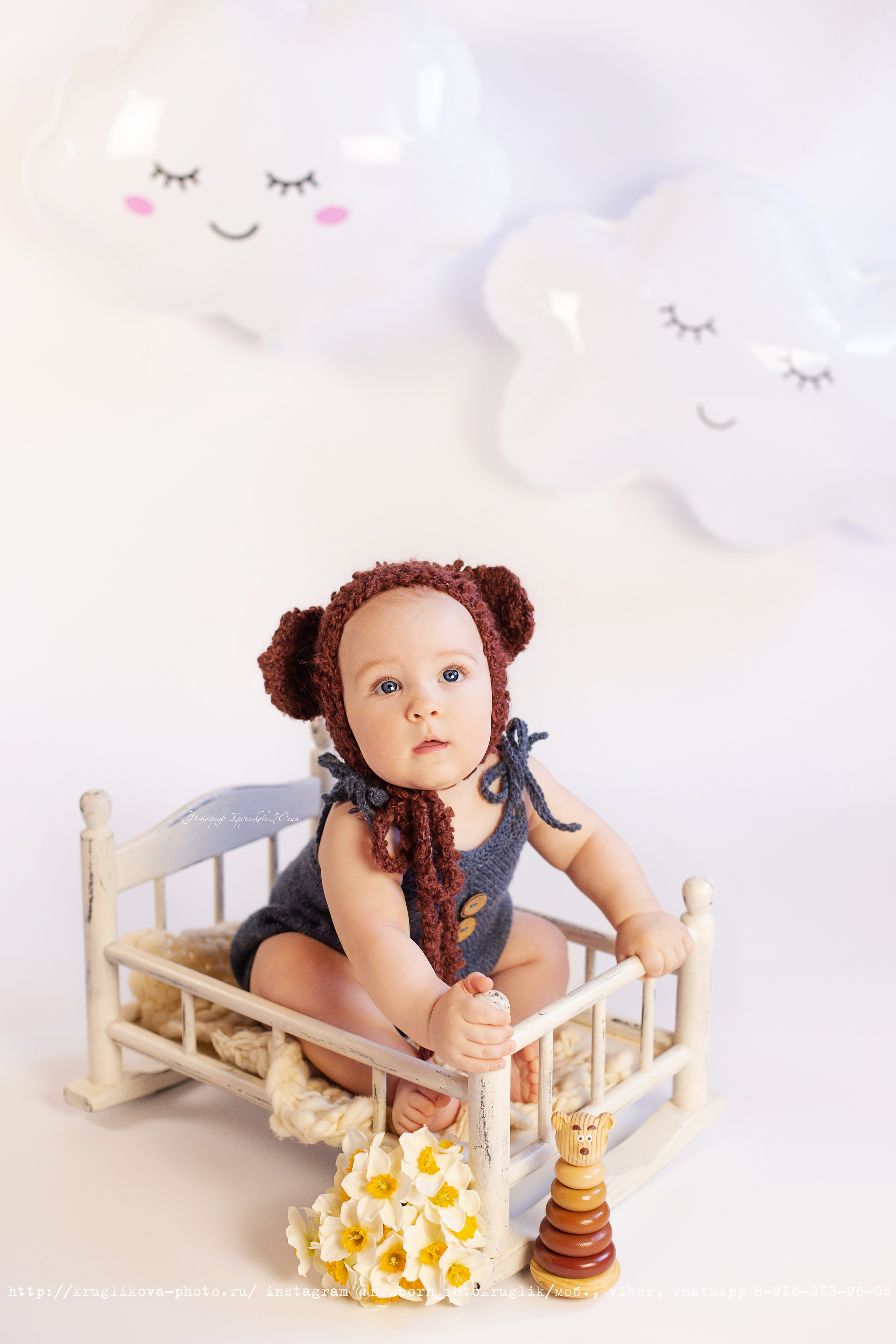 Сережа. Весенний проект. 6 месяцев. Фотограф новорожденных и детский в Сергиевом Посаде Кругликова Юлия