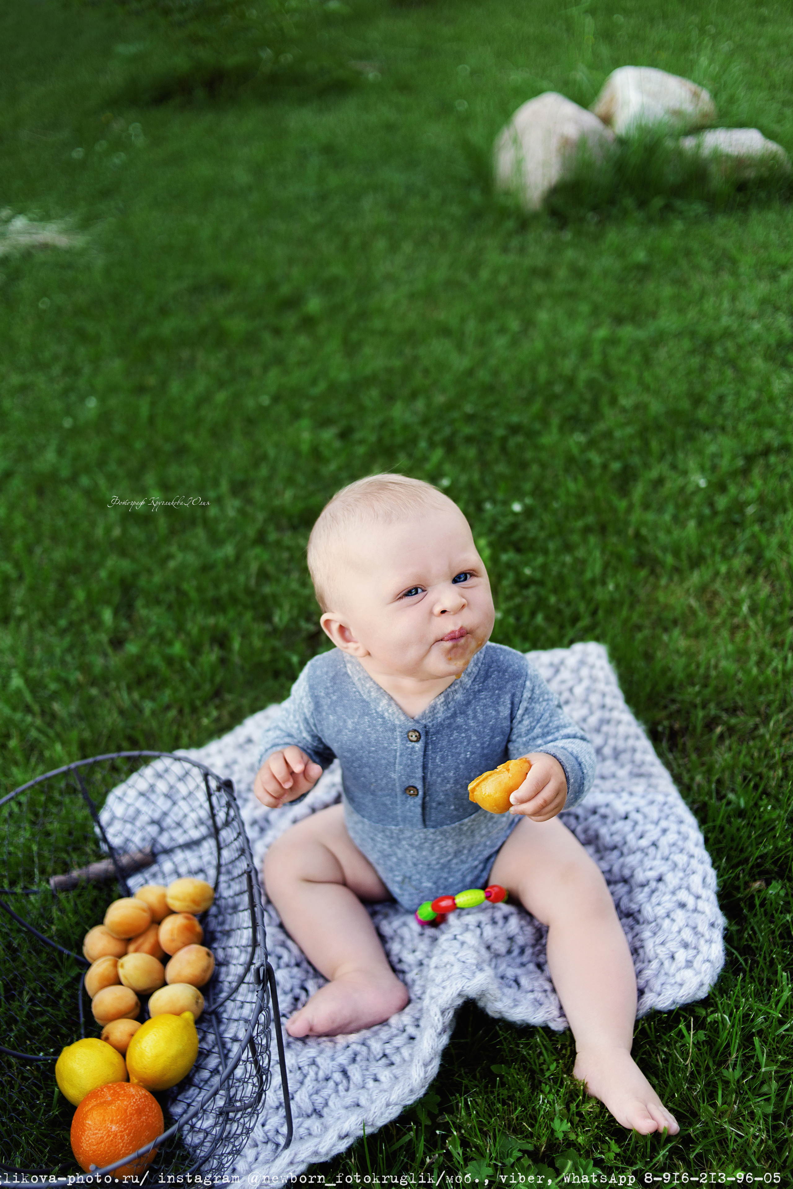 Артемий. 9 месяцев. На природе. Фотограф новорожденных и детский в Сергиевом Посаде Кругликова Юлия