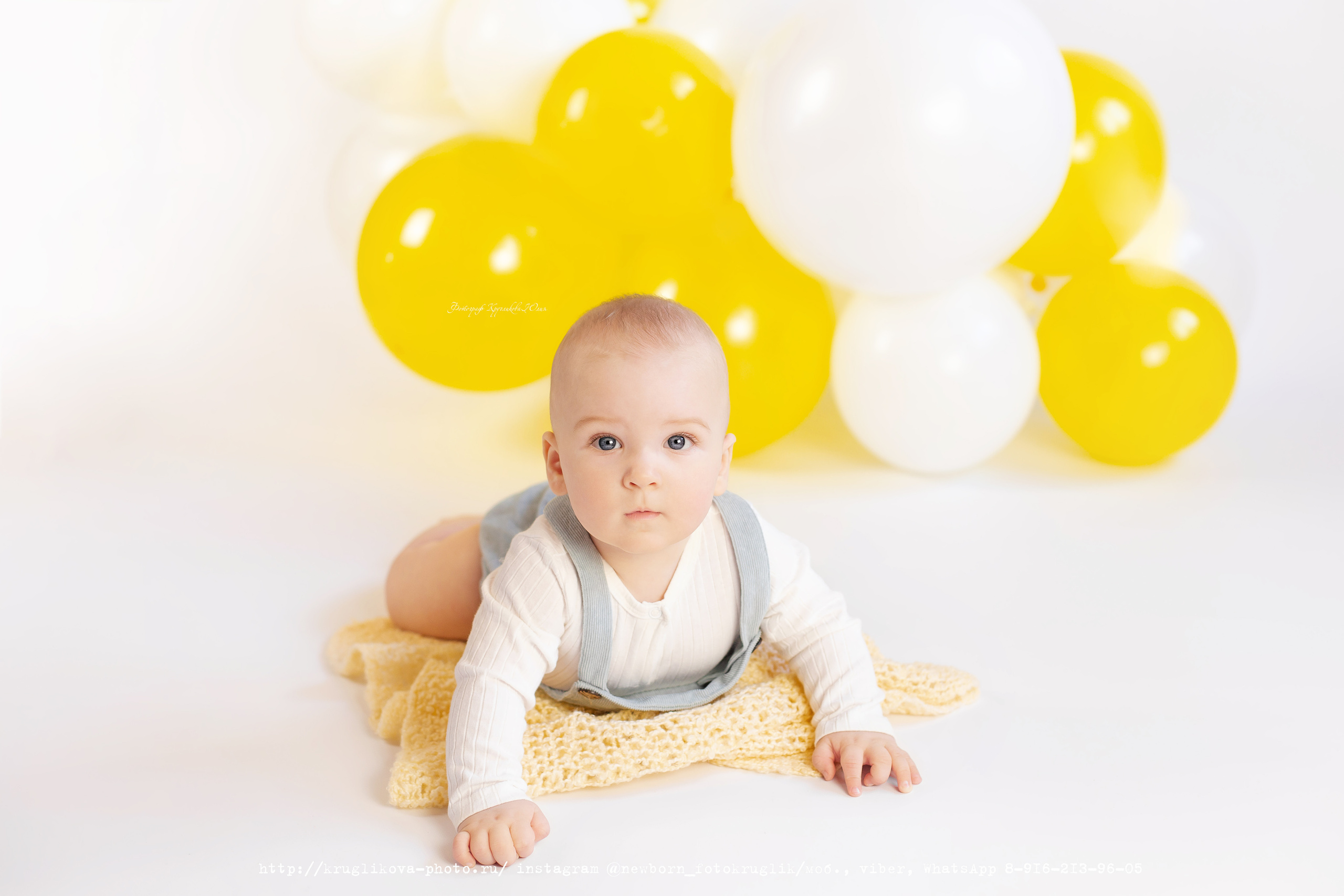 Сережа. Весенний проект. 6 месяцев. Фотограф новорожденных и детский в Сергиевом Посаде Кругликова Юлия