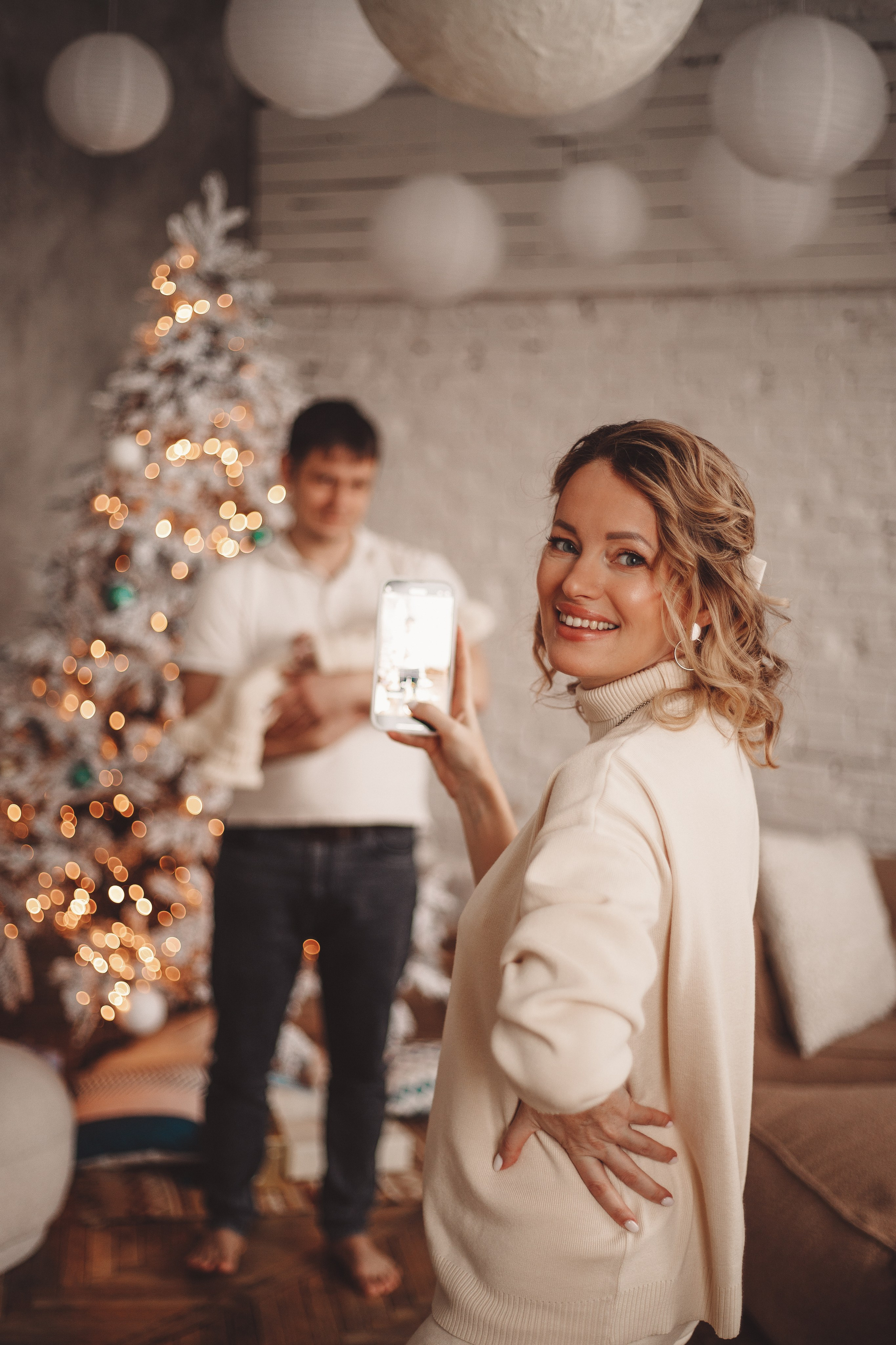 Семейная фотосессия - Долгожданный новогодний подарок. Семейный и женский фотограф Кемерово Мария Степ
