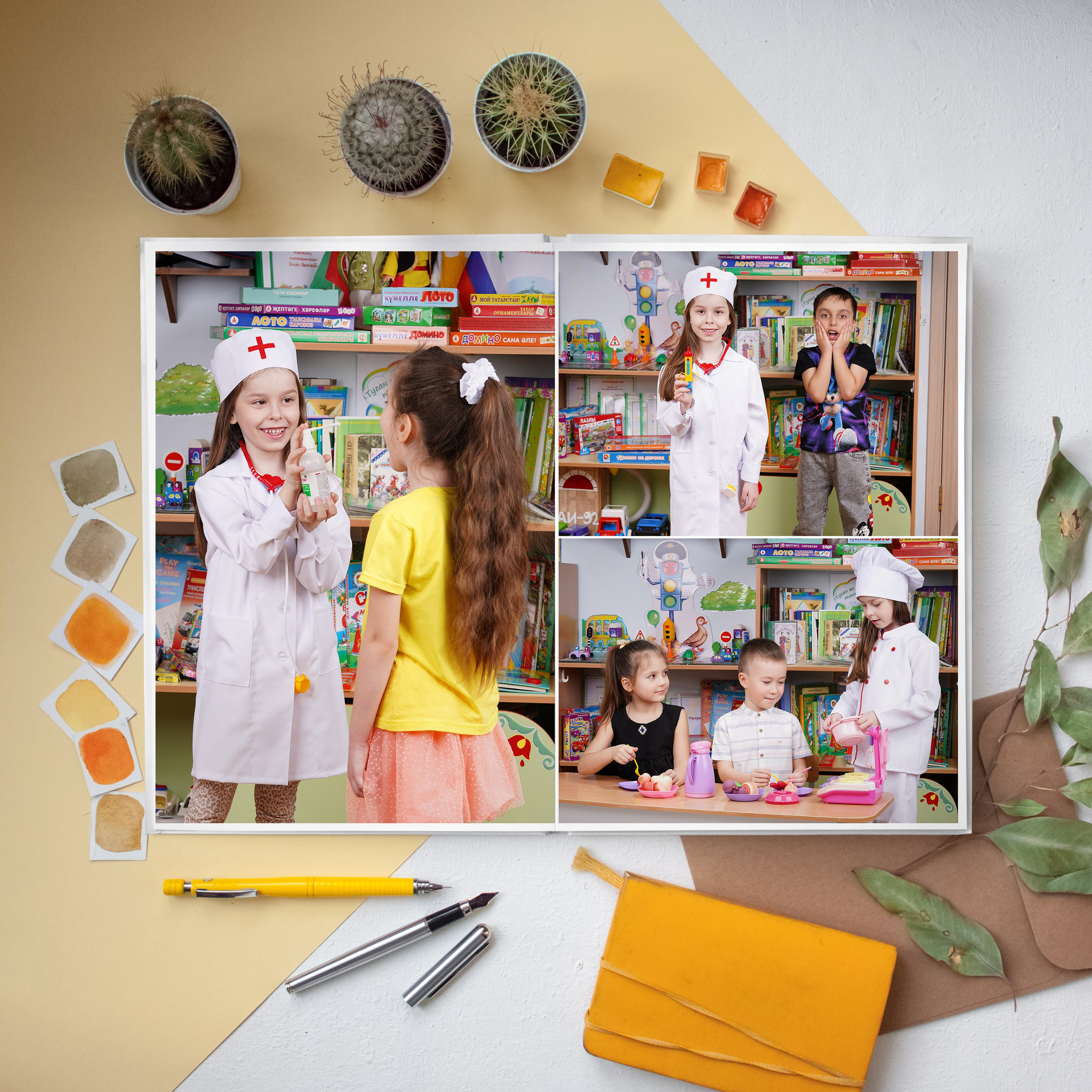 5500 ₽ (индивид. альбом + общие кадры). Выпускные альбомы в Набережных Челнах