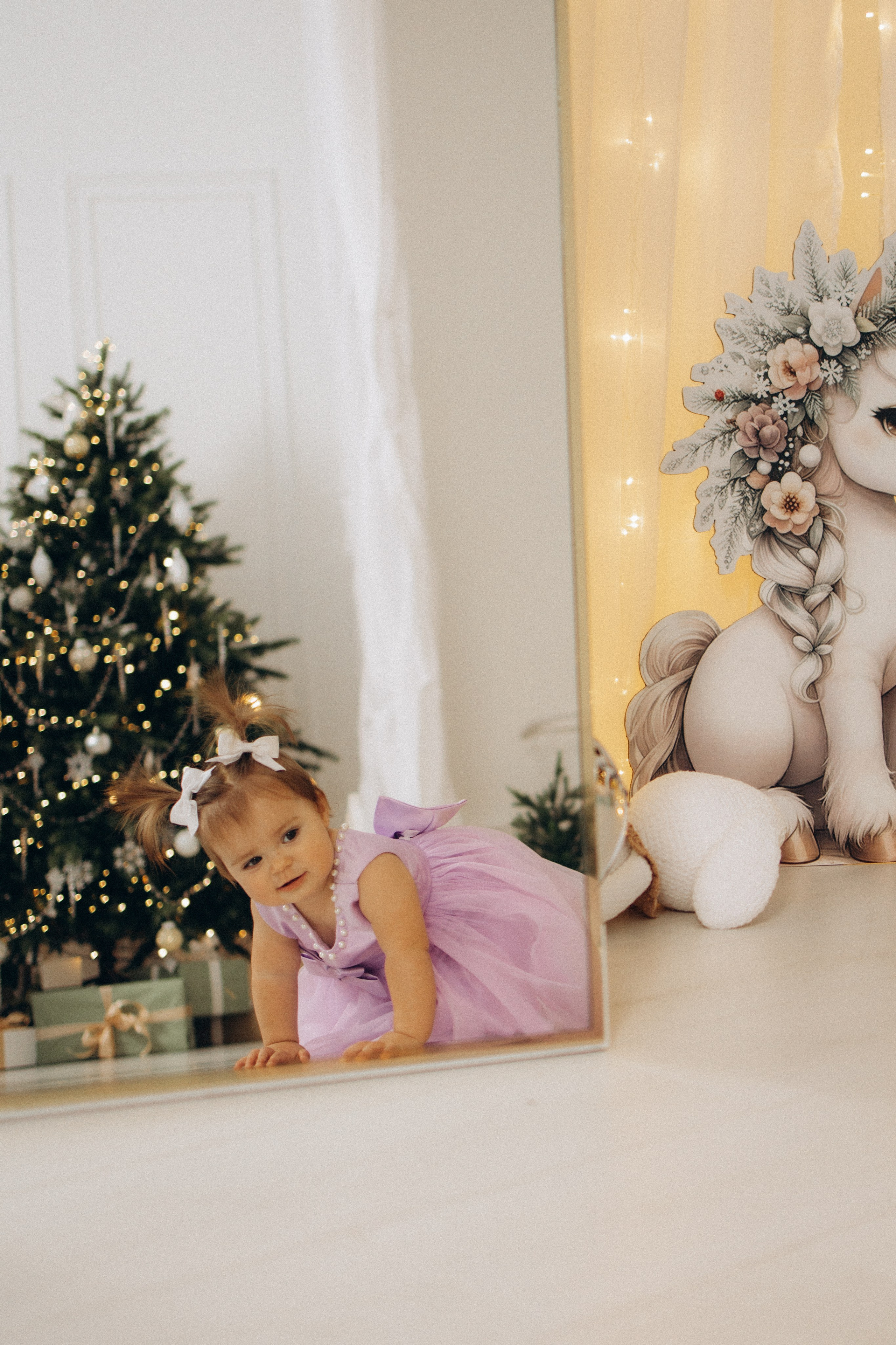 Новый год маленькой Анечки. Семейный фотограф в Москве Анастасия Шалда