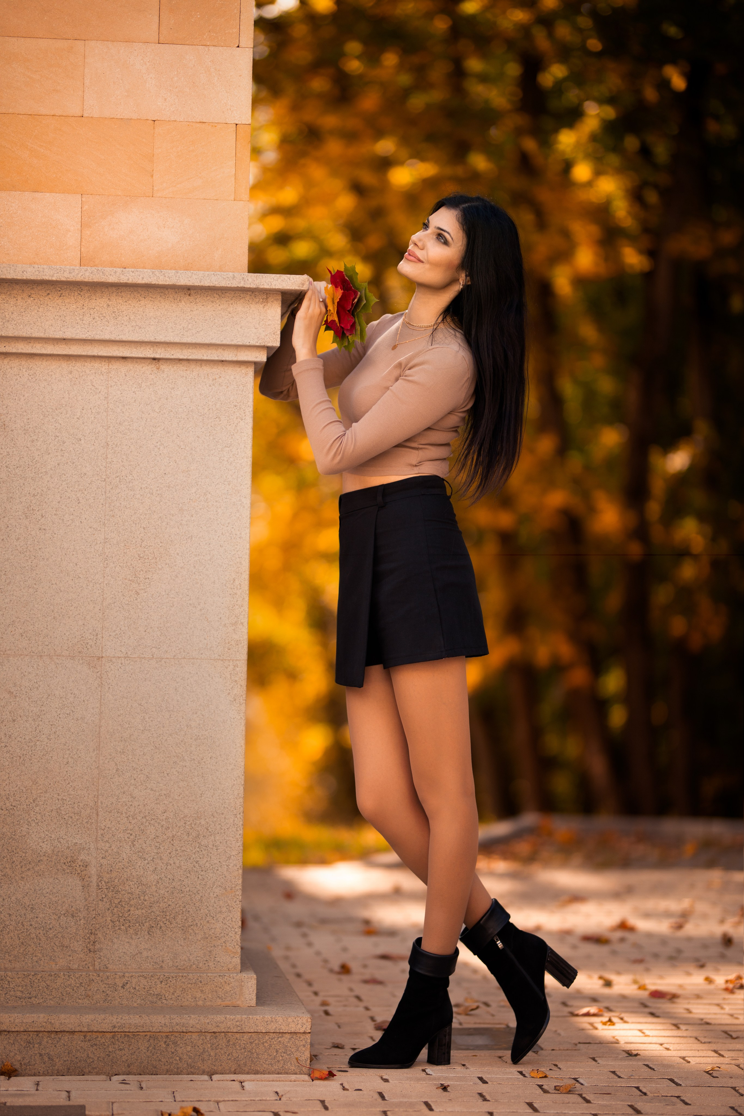 Осенняя съемка с Эльвирой в парке Воронежа