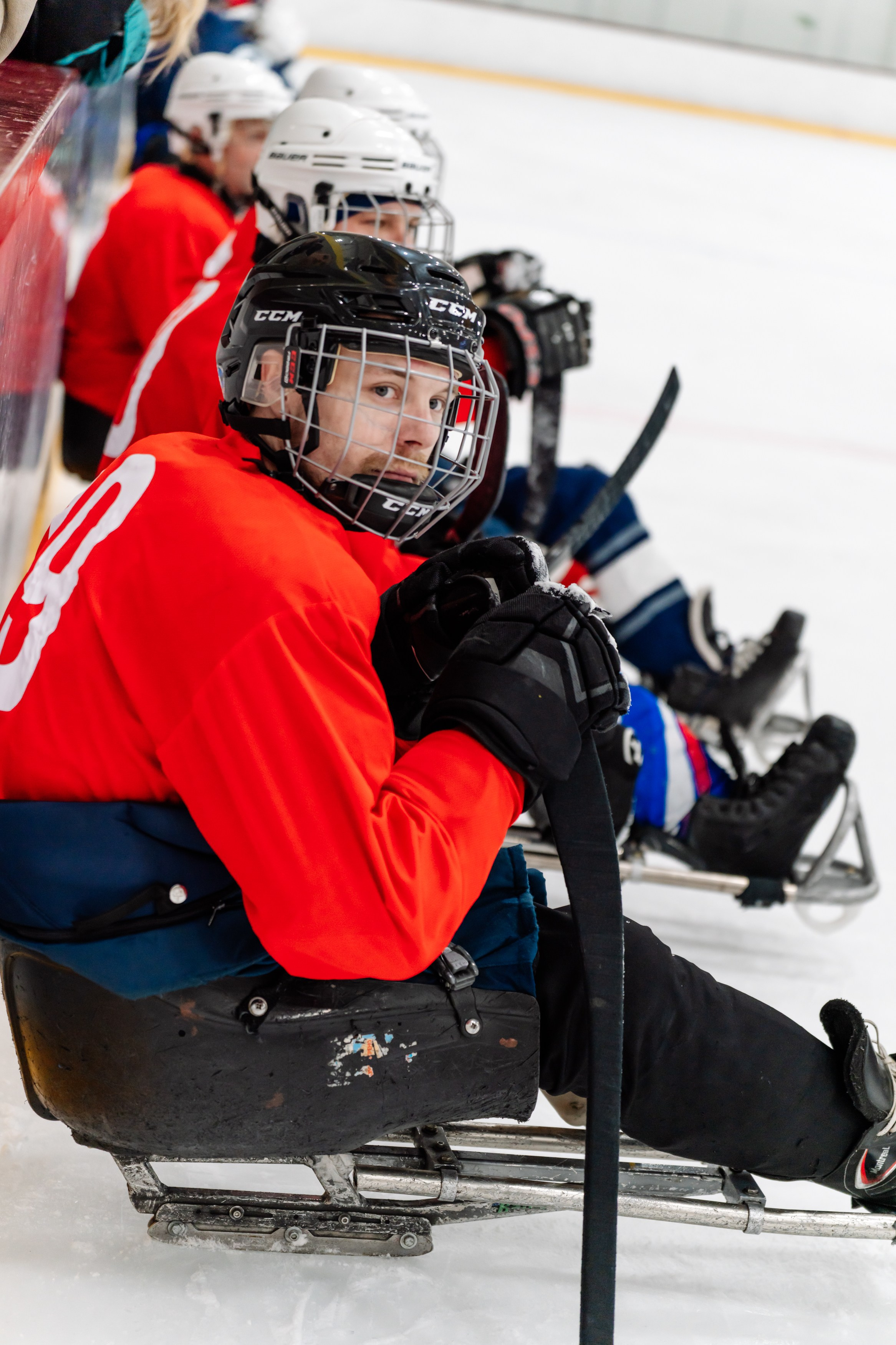 Игра в следж хоккей приуроченная 23.02.26 в арене Сталкер