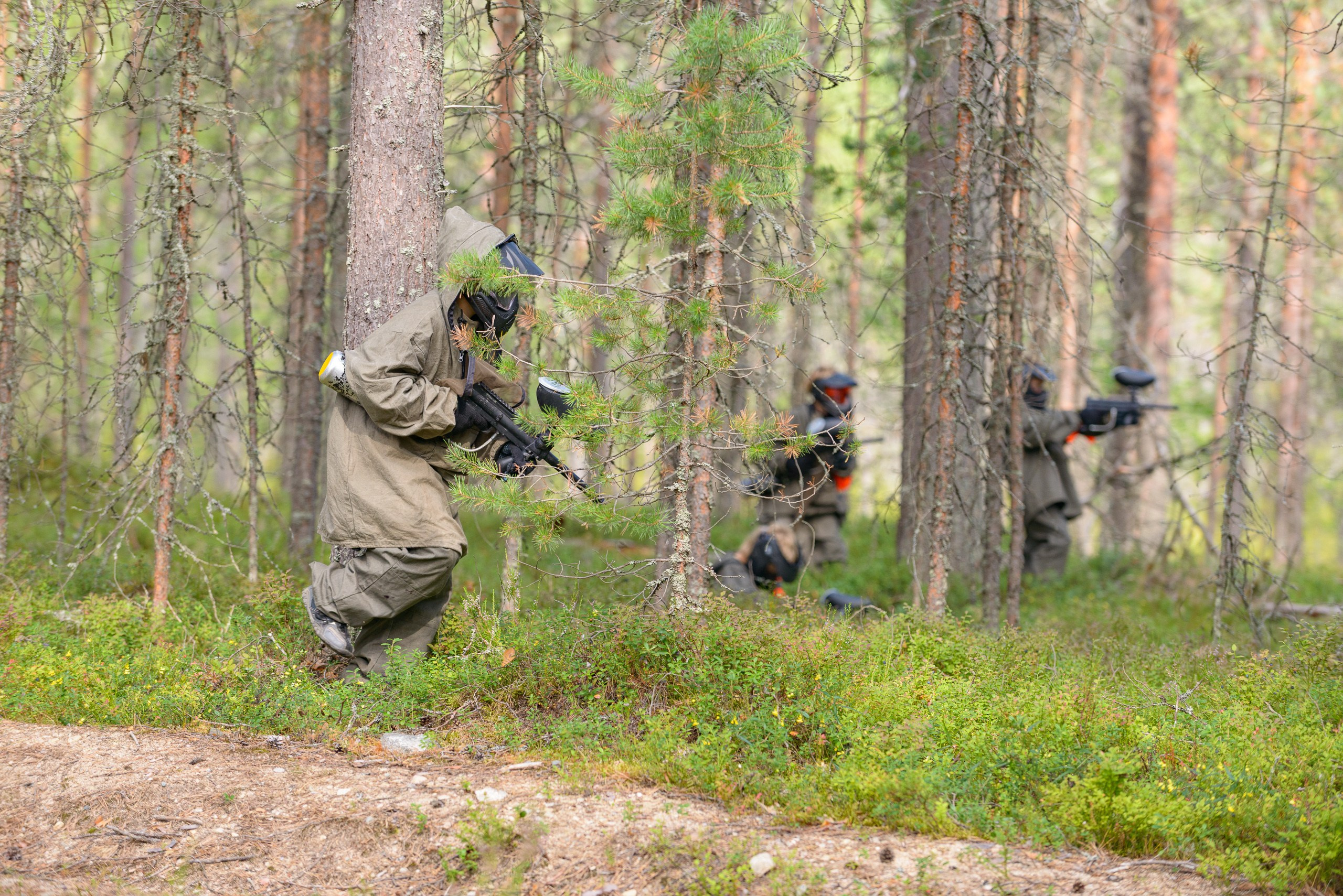Летние тренировочные сборы Школы Боевых Искусств «МОН» 2013, пейнтбол