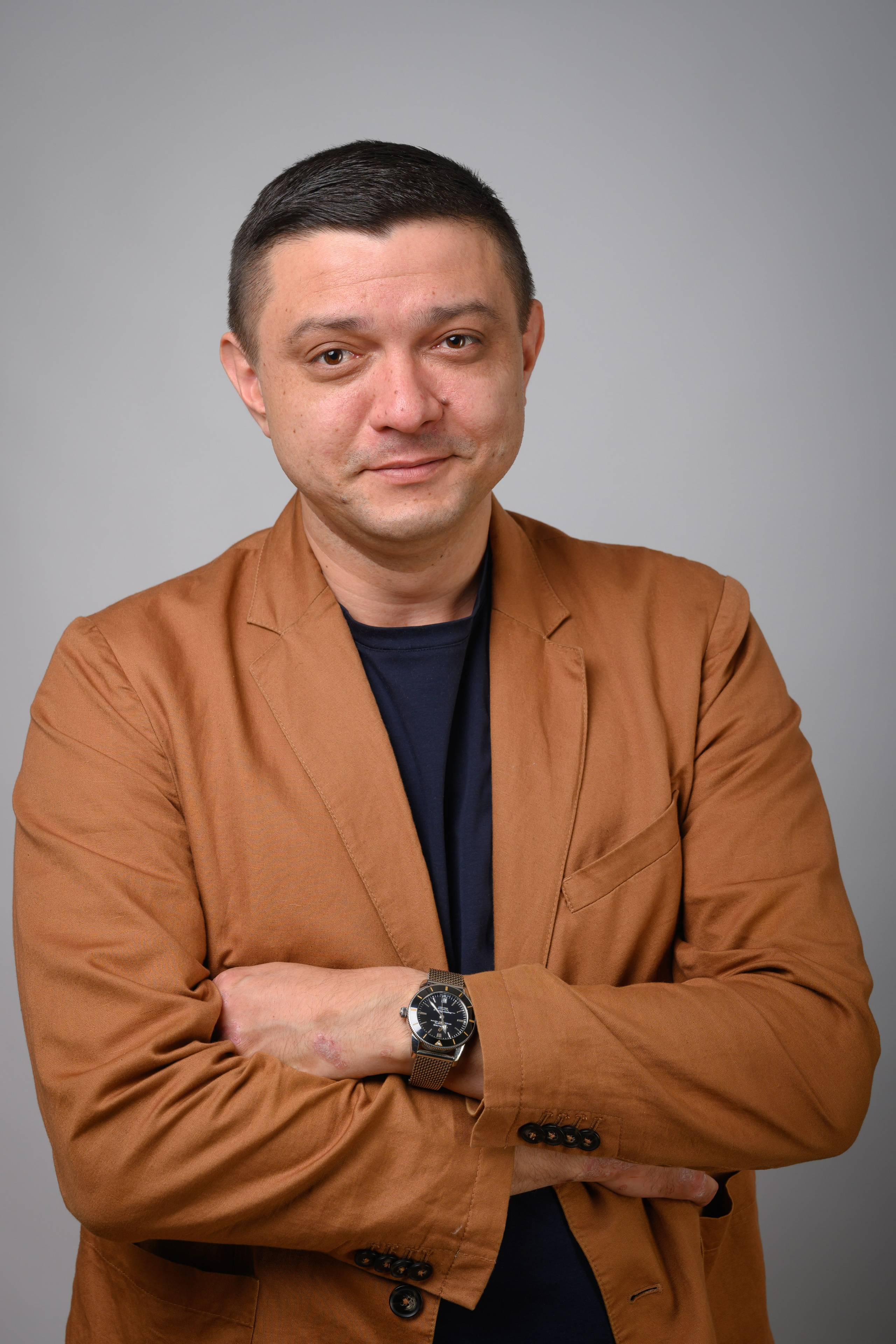 Мужской портрет. Фотограф Андрей Зикеев, фотостудия AzArt Studio в Москве