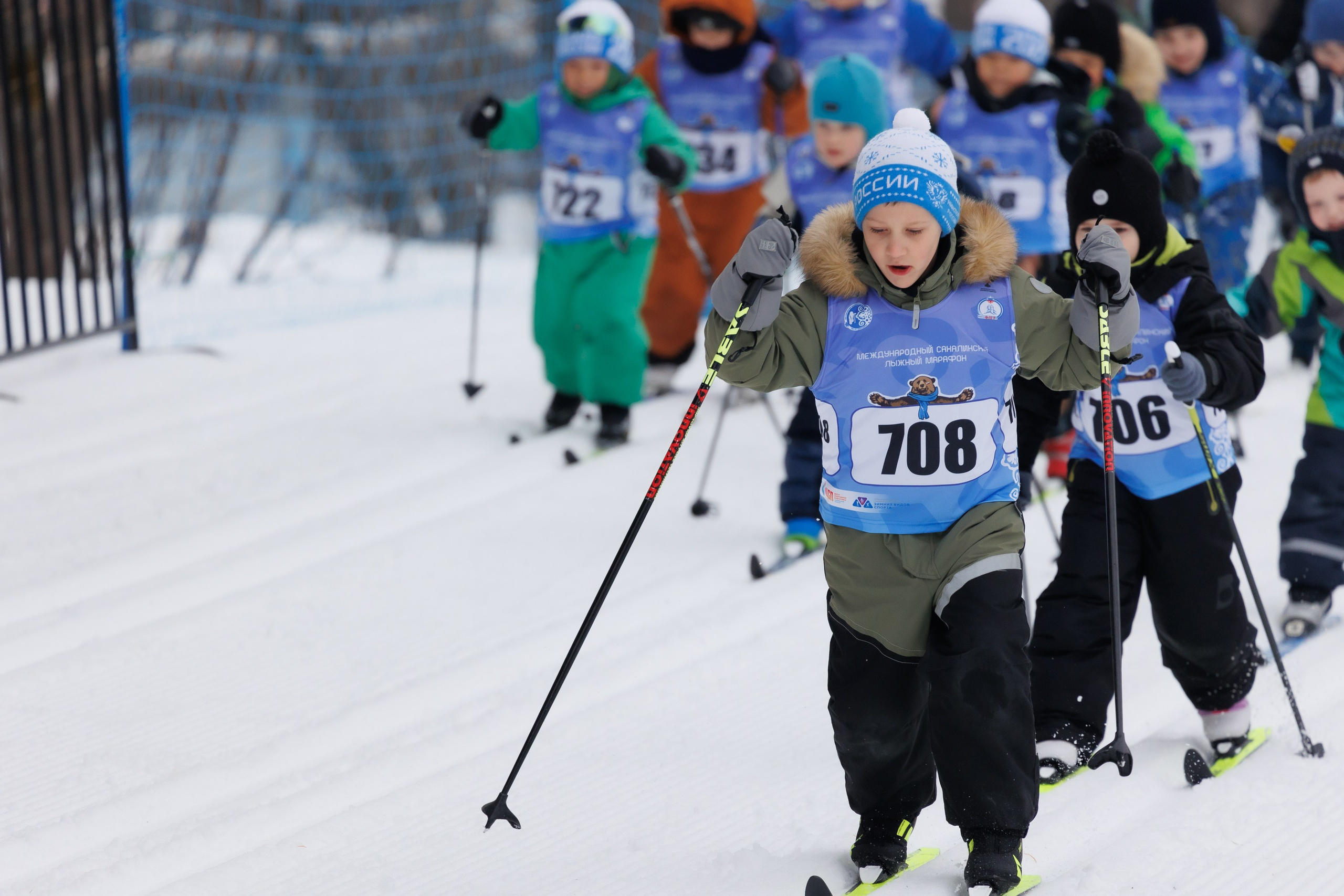 XXVII Сахалинский лыжный марафон. Фотограф Анастасия Зубкова