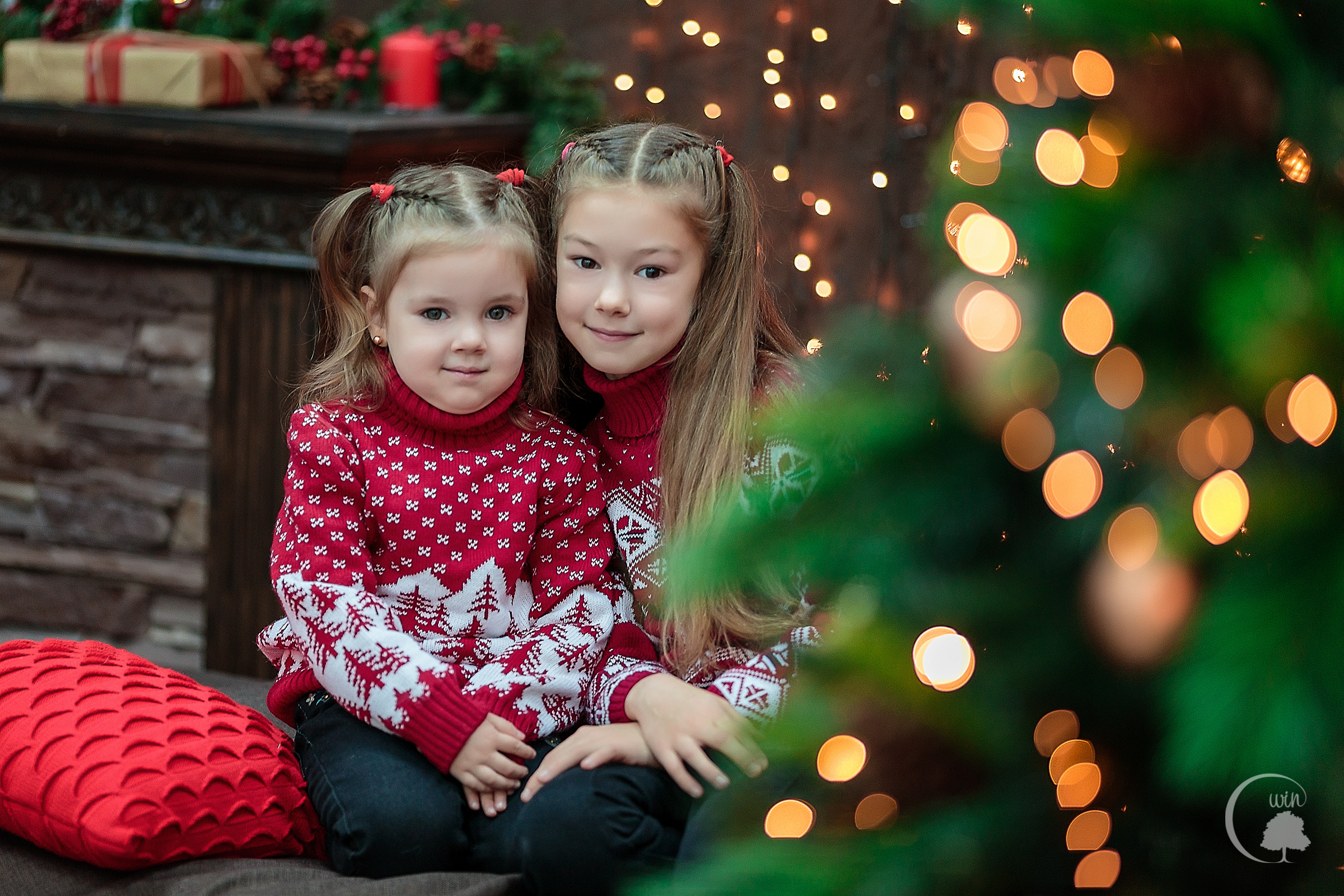 Новогодняя студийная съемка. Свадебный, семейный фотограф в Воронеже. Иван и Наталья Выборновы